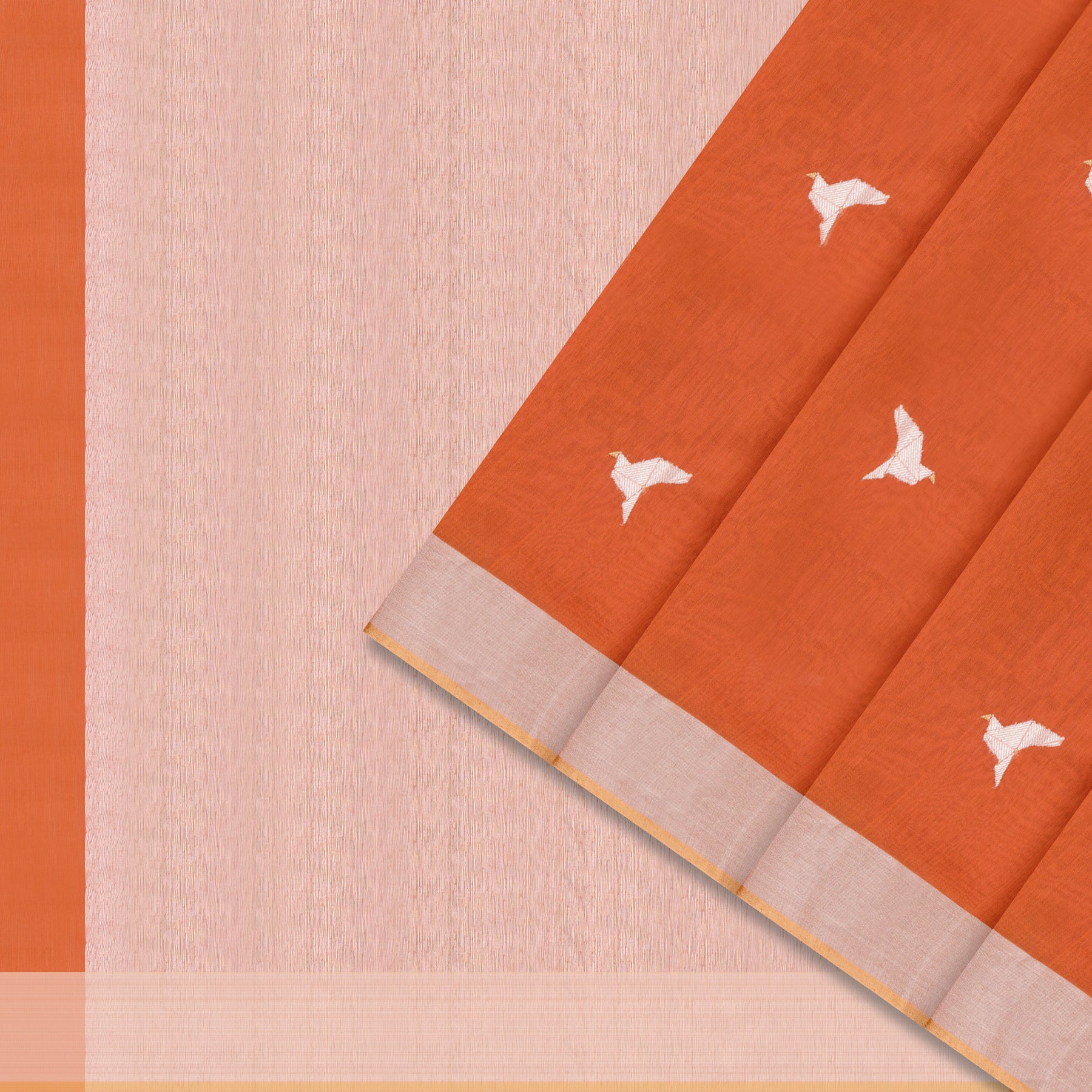Pradeep Pillai Chanderi Silk/Cotton Sari 25-008-HS005-00325 - Cover View