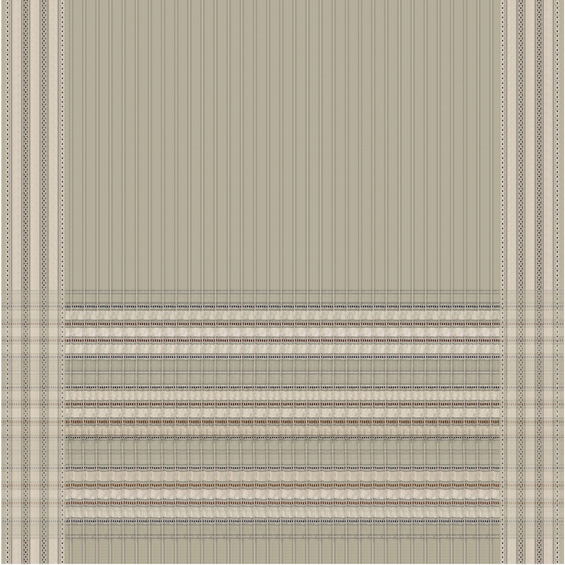 Pradeep Pillai Chanderi Silk/Cotton Sari 25-008-HS005-00336 - Full View