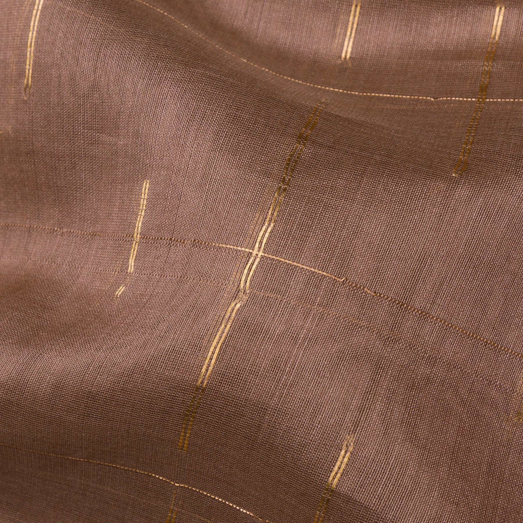 Pradeep Pillai Chanderi Silk/Cotton Sari 25-008-HS005-00377 - Fabric View