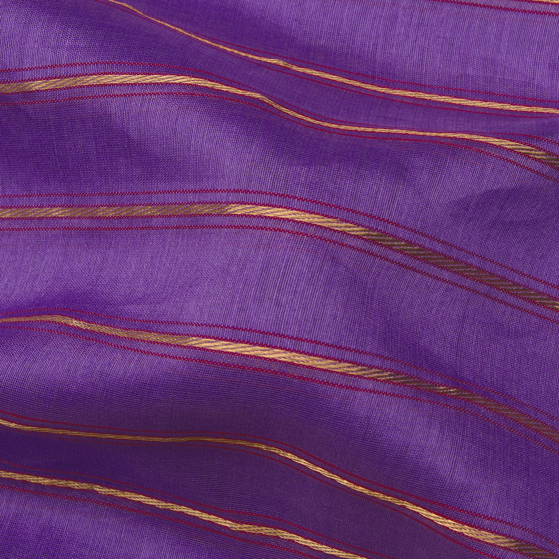 Pradeep Pillai Chanderi Silk/Cotton Sari 25-008-HS005-00584 - Fabric View
