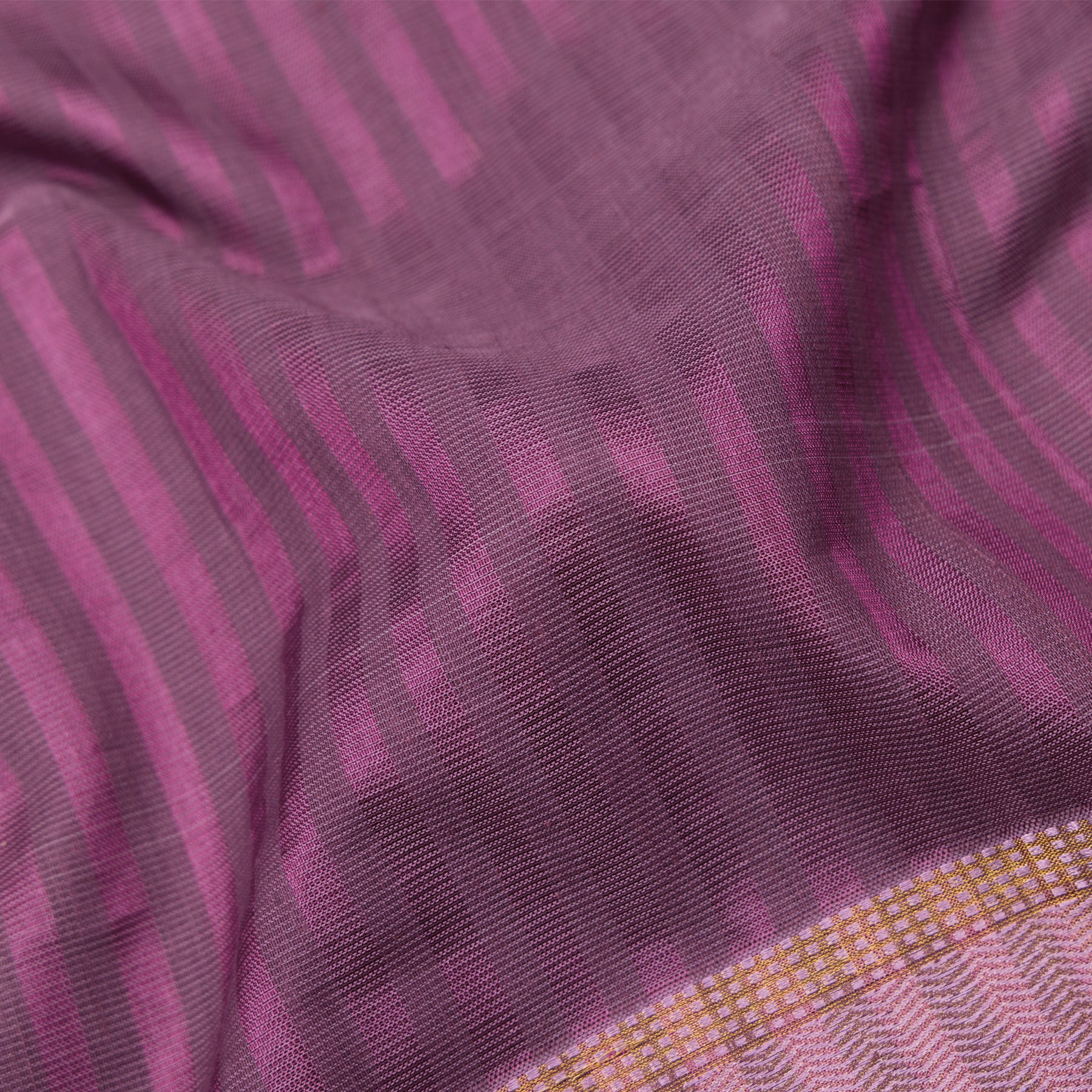 Pradeep Pillai Silk/Cotton Sari 25-008-HS005-00591 - Fabric View