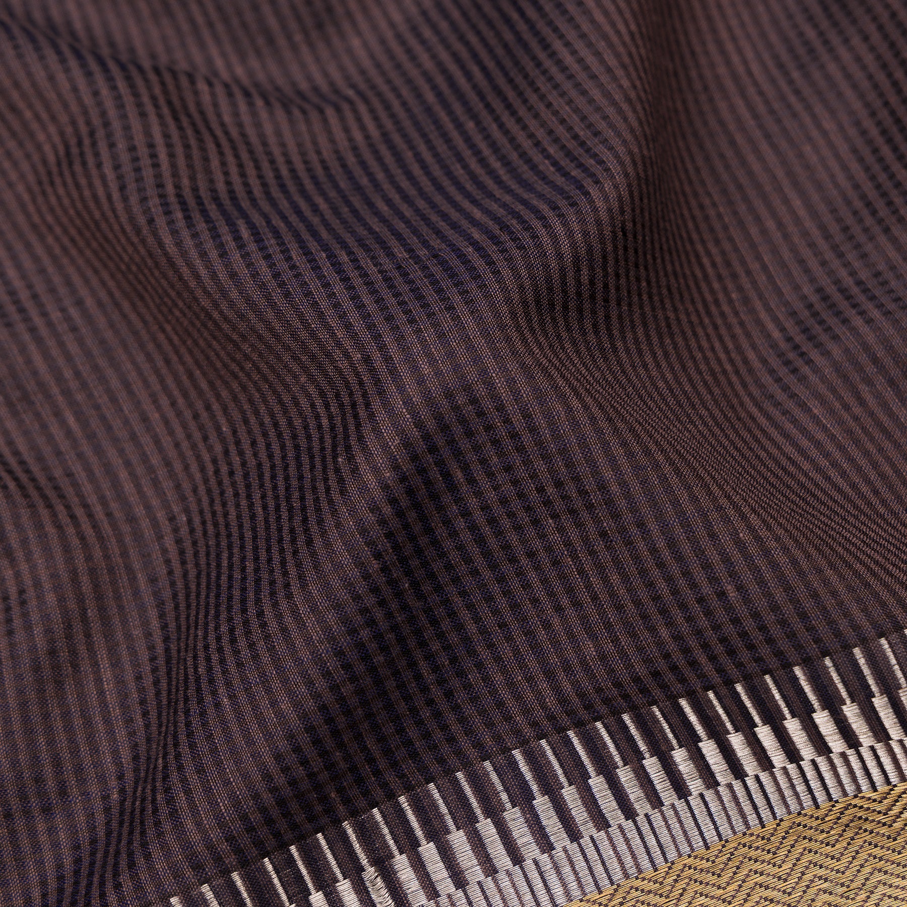Pradeep Pillai Silk/Cotton Sari 25-008-HS005-00600 - Fabric View