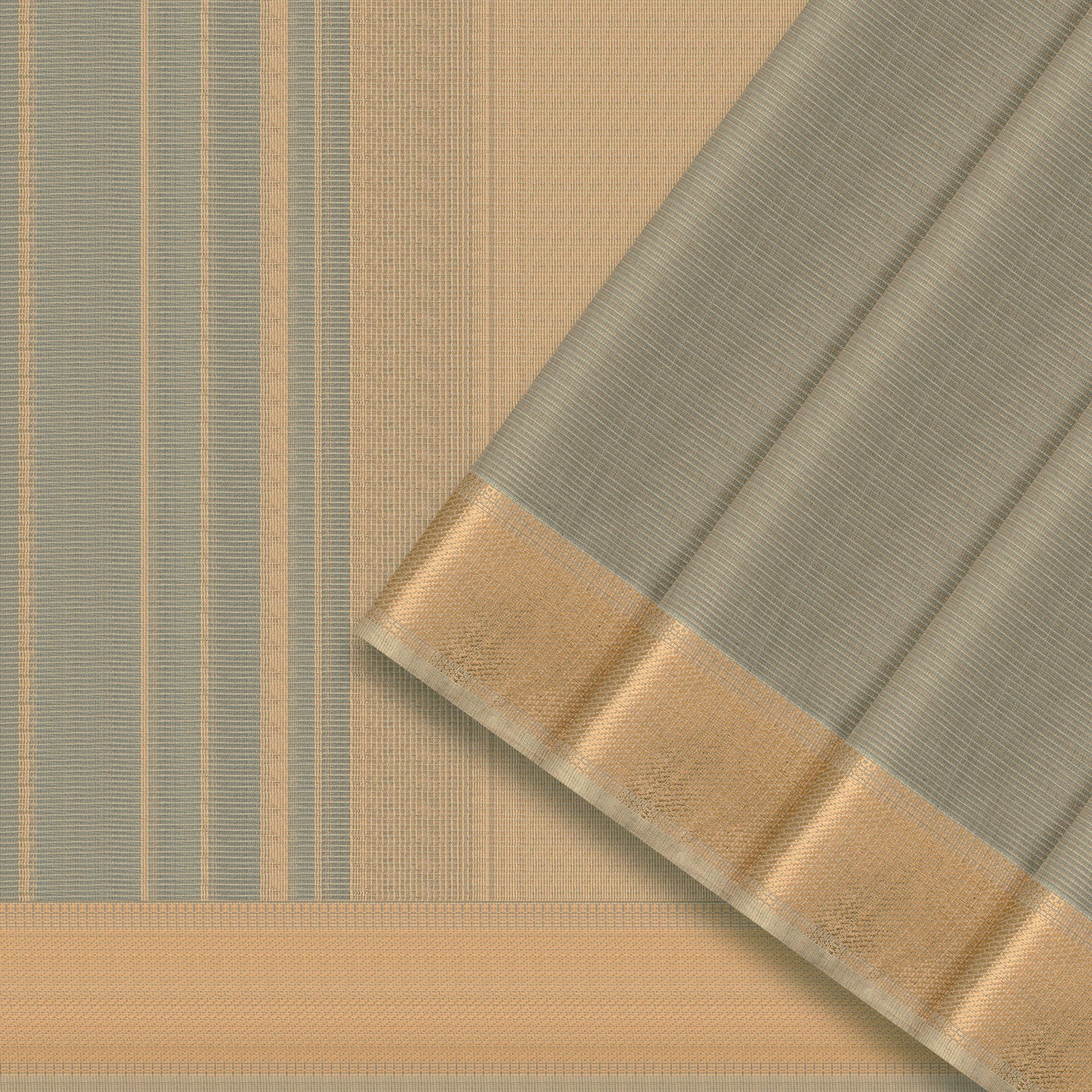 Pradeep Pillai Silk/Cotton Sari 25-008-HS005-00605 - Cover View