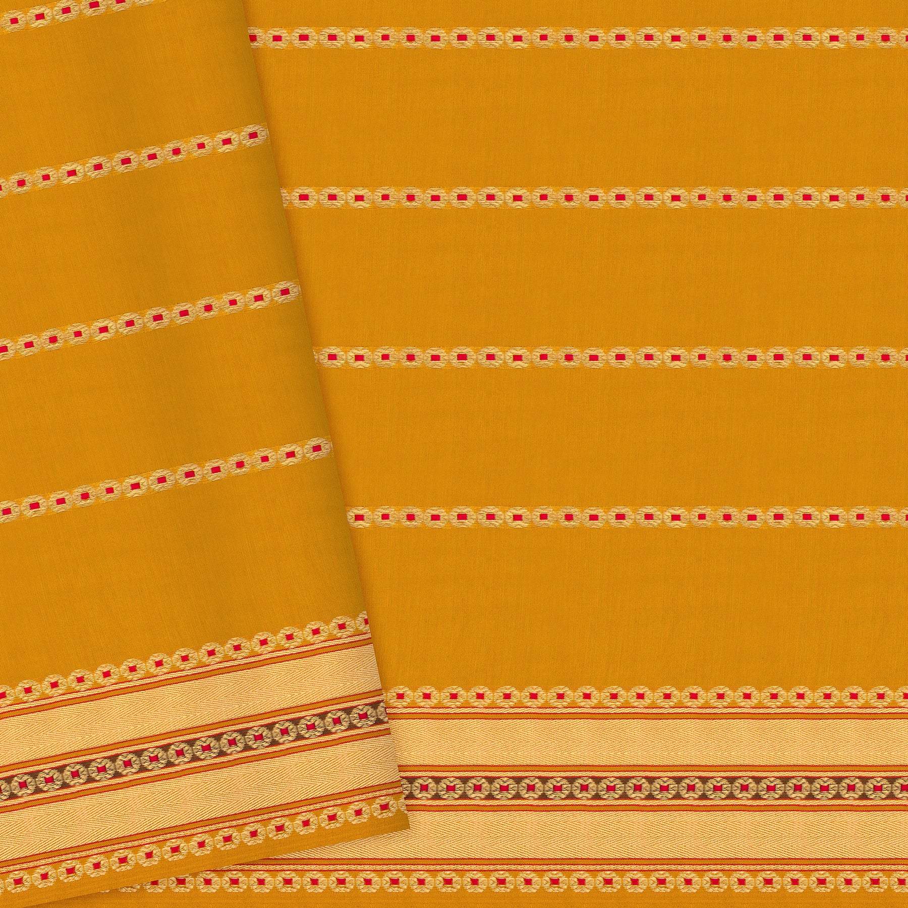 Pradeep Pillai Chanderi Silk/Cotton Sari 25-008-HS005-00625 - Blouse View