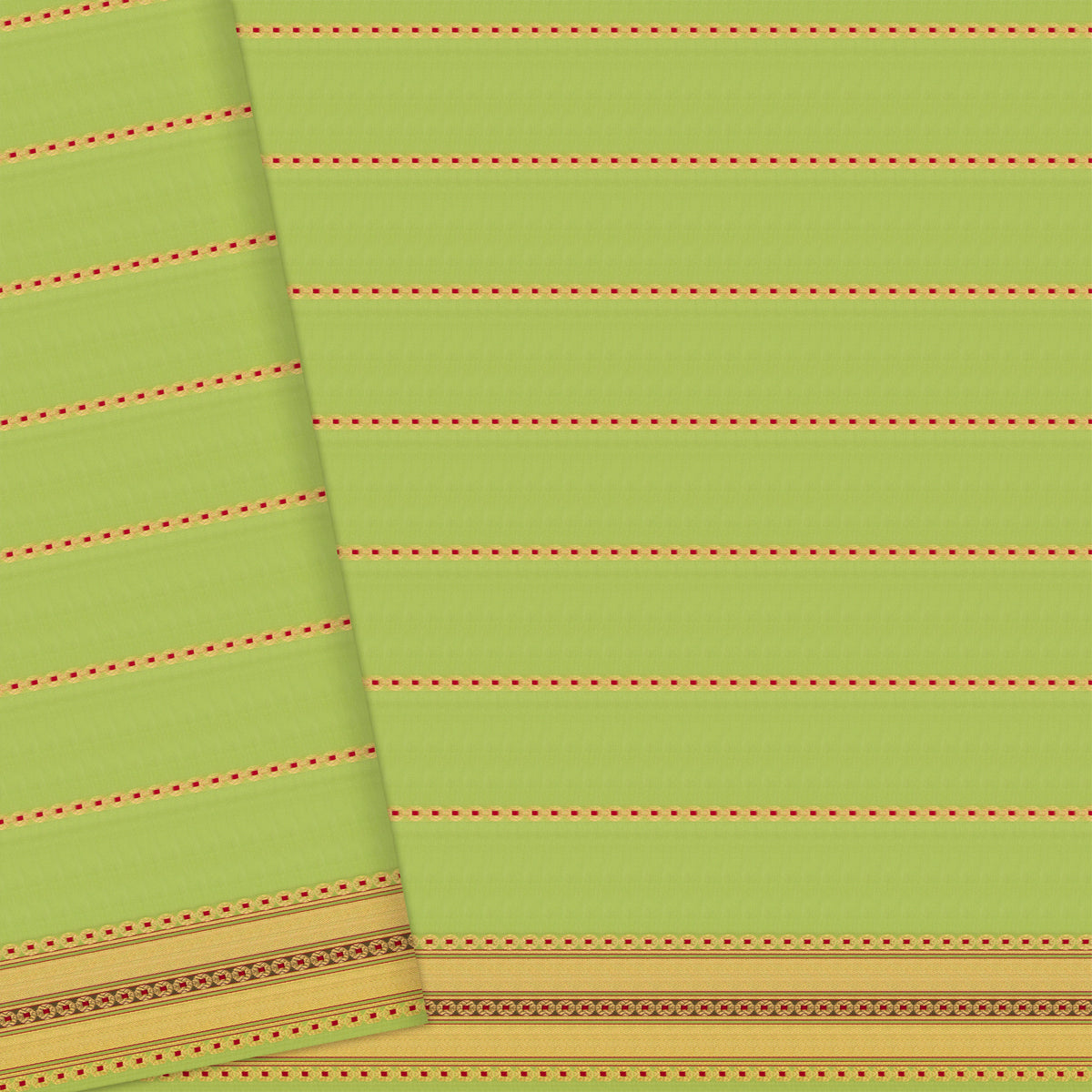 Pradeep Pillai Chanderi Silk/Cotton Sari 25-008-HS005-00628 - Blouse View