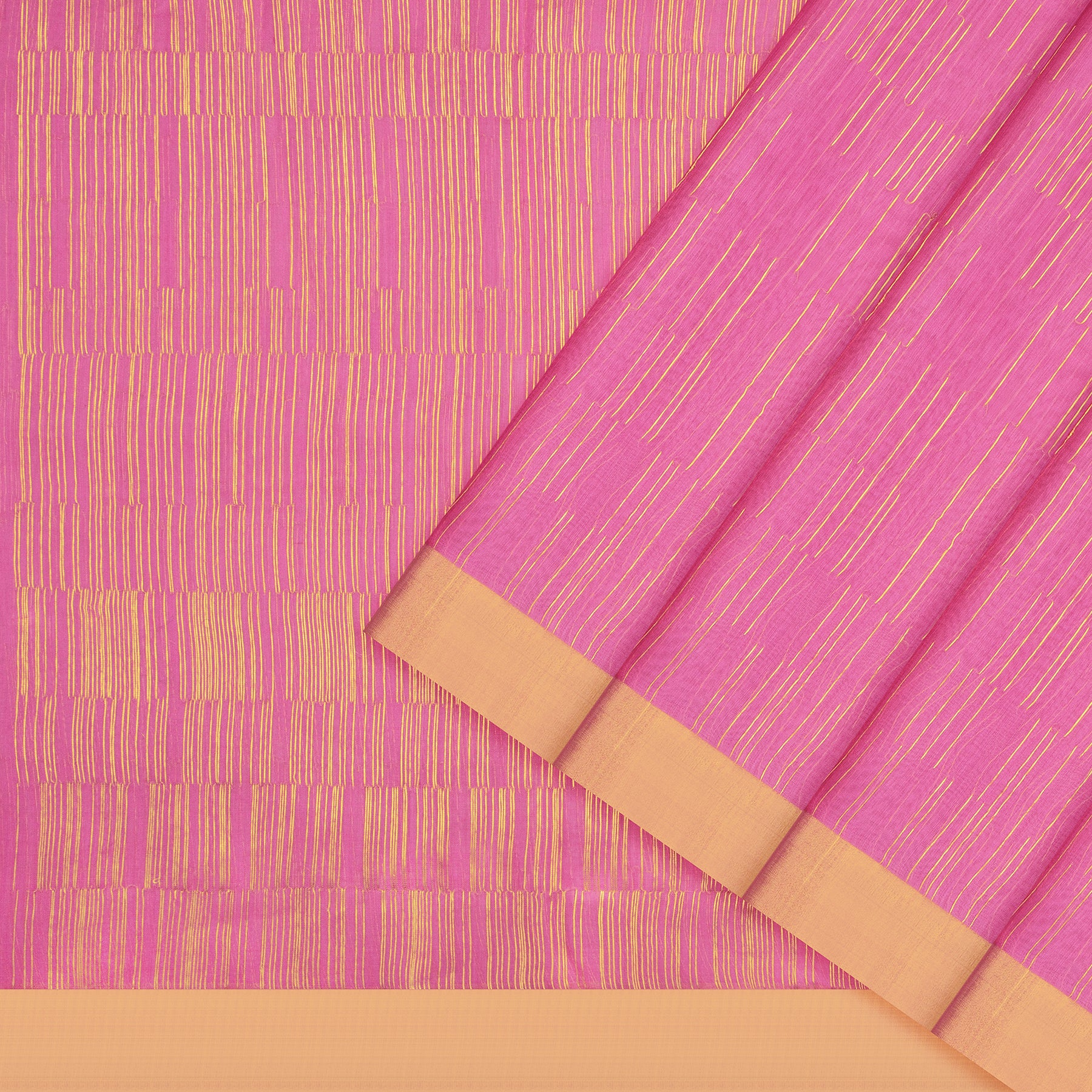 Pradeep Pillai Chanderi Silk/Cotton Sari 25-008-HS005-00701 - Cover View