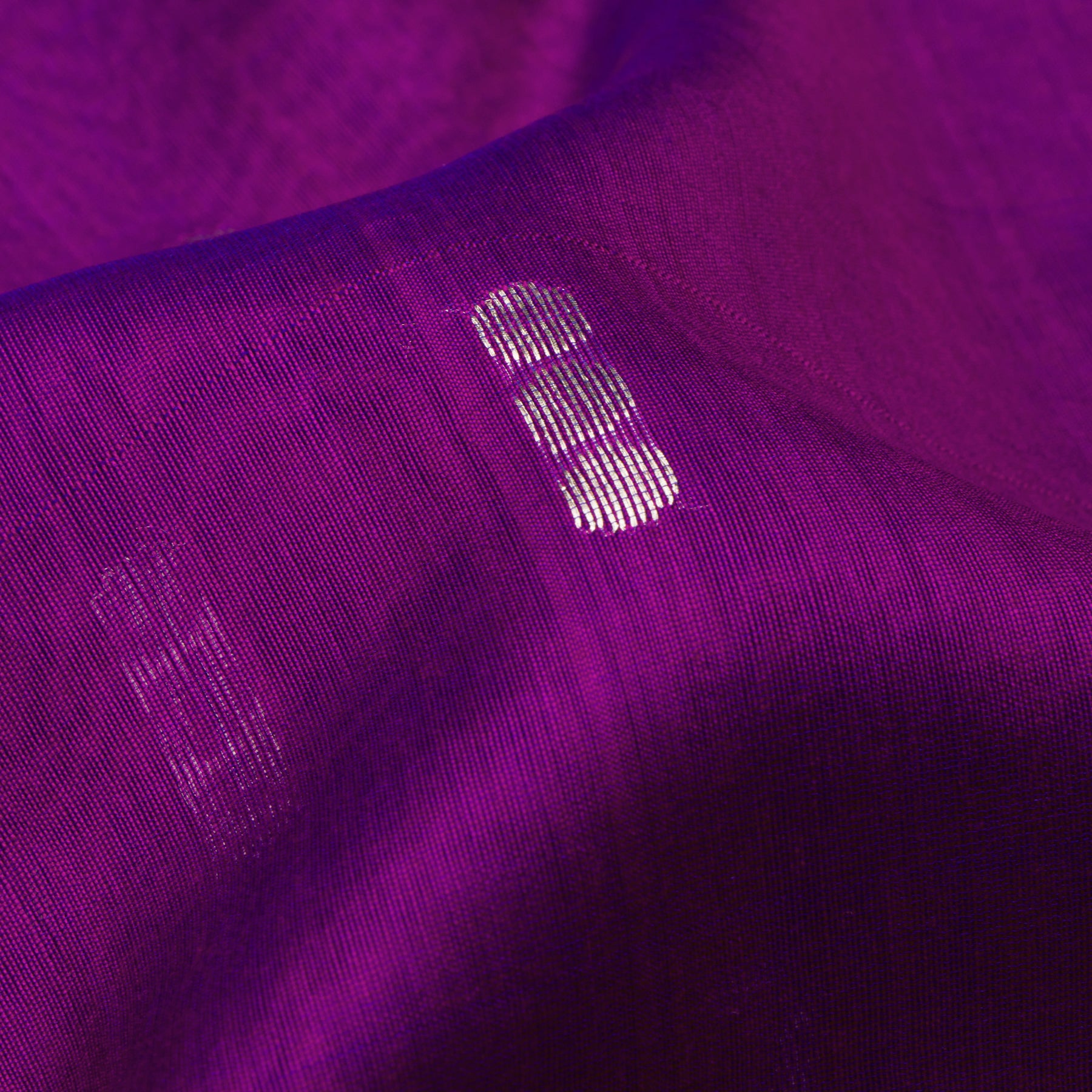Pradeep Pillai Chanderi Silk/Cotton Sari 25-008-HS005-00705 - Fabric View