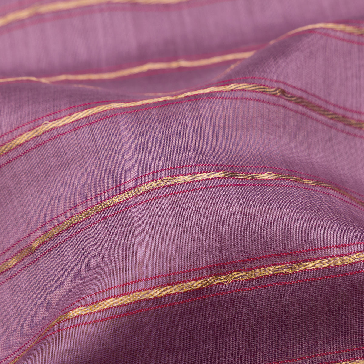 Pradeep Pillai Chanderi Silk/Cotton Sari 25-008-HS005-00710 - Fabric View