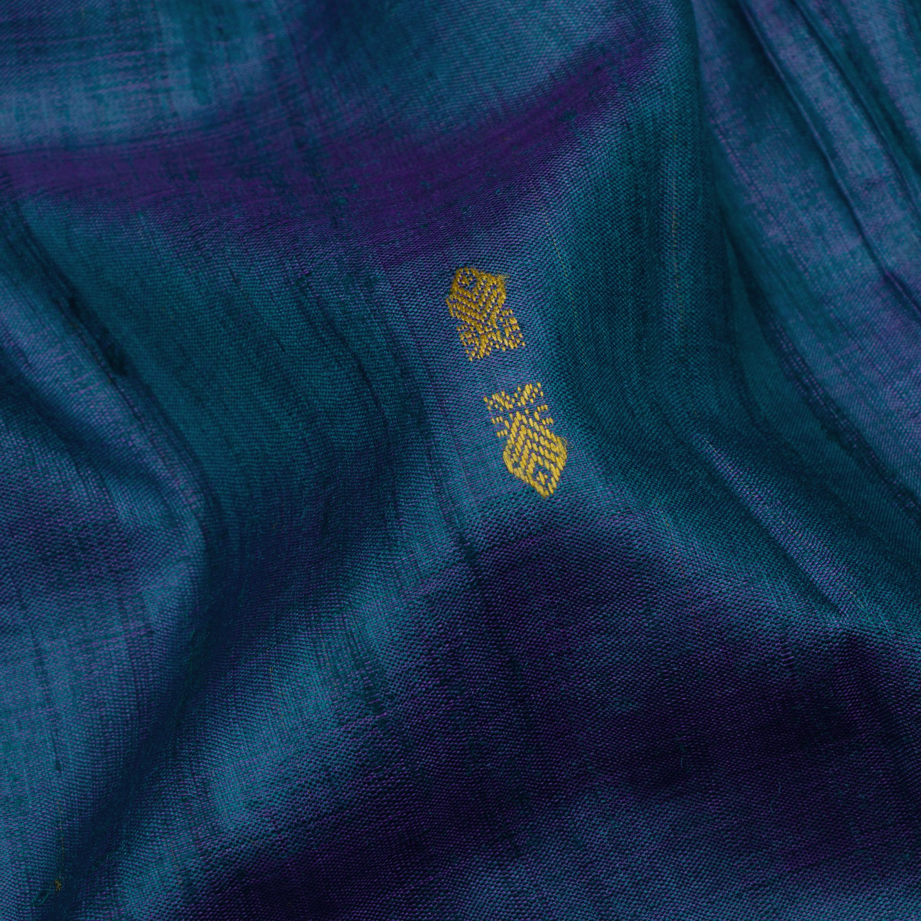 Vani Vrtti Tussore Silk Sari 25-015-HS002-00187 - Fabric View