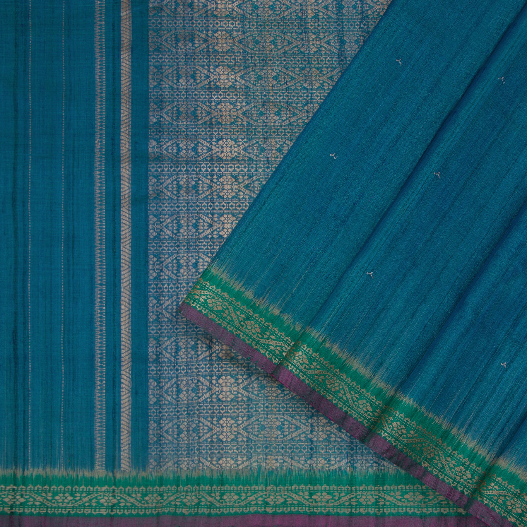 Vani Vrtti Tussore Silk Sari 25-015-HS002-00195 - Cover View