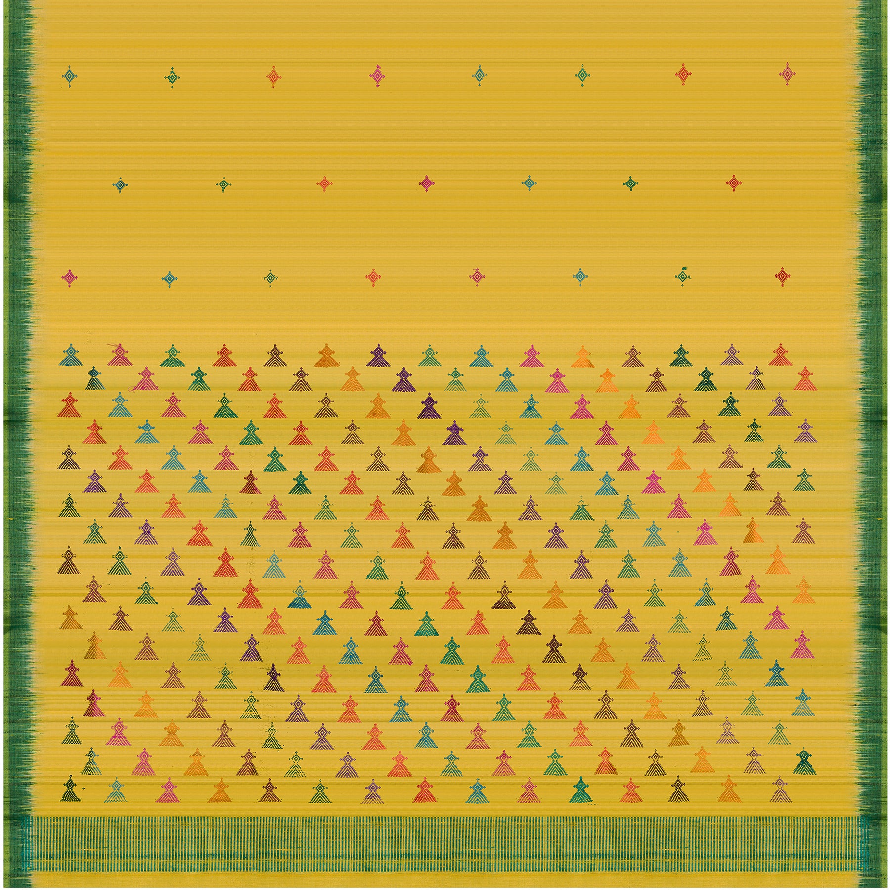 Vani Vrtti Tussore Silk Sari 25-015-HS002-00198 - Full View