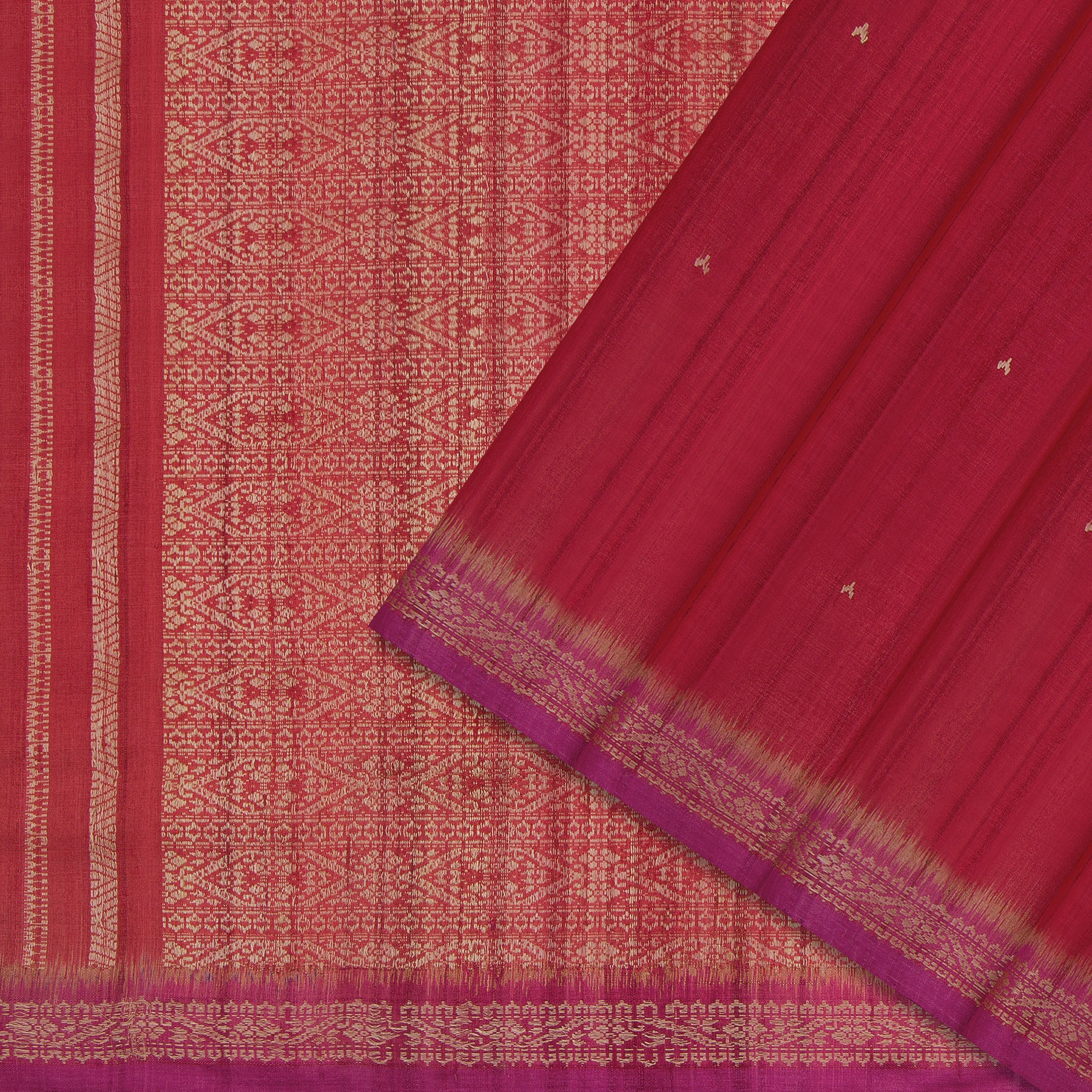 Vani Vrtti Tussore Silk Sari 25-015-HS002-00199 - Cover View