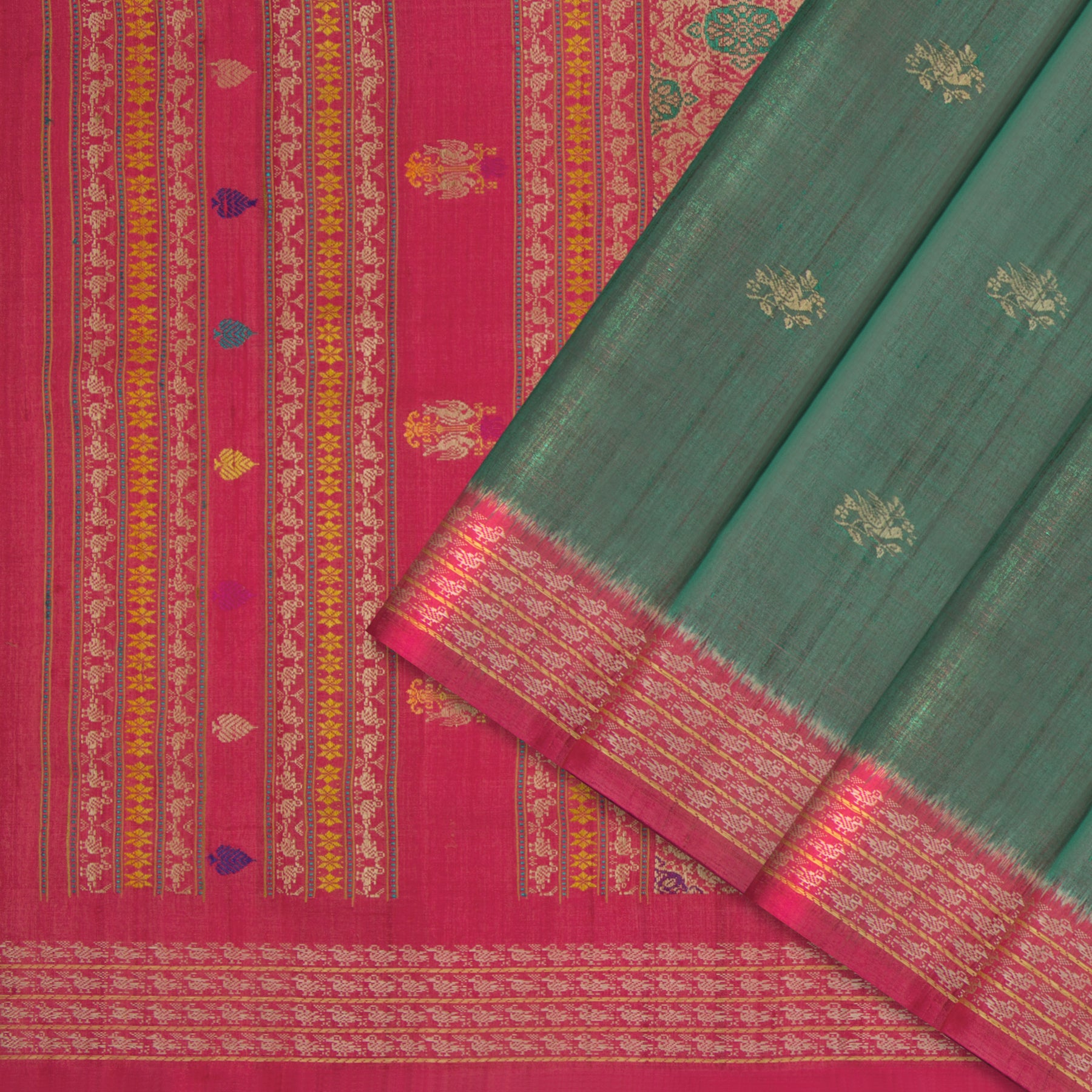 Vani Vrtti Tussore Silk Sari 25-015-HS002-00201 - Cover View