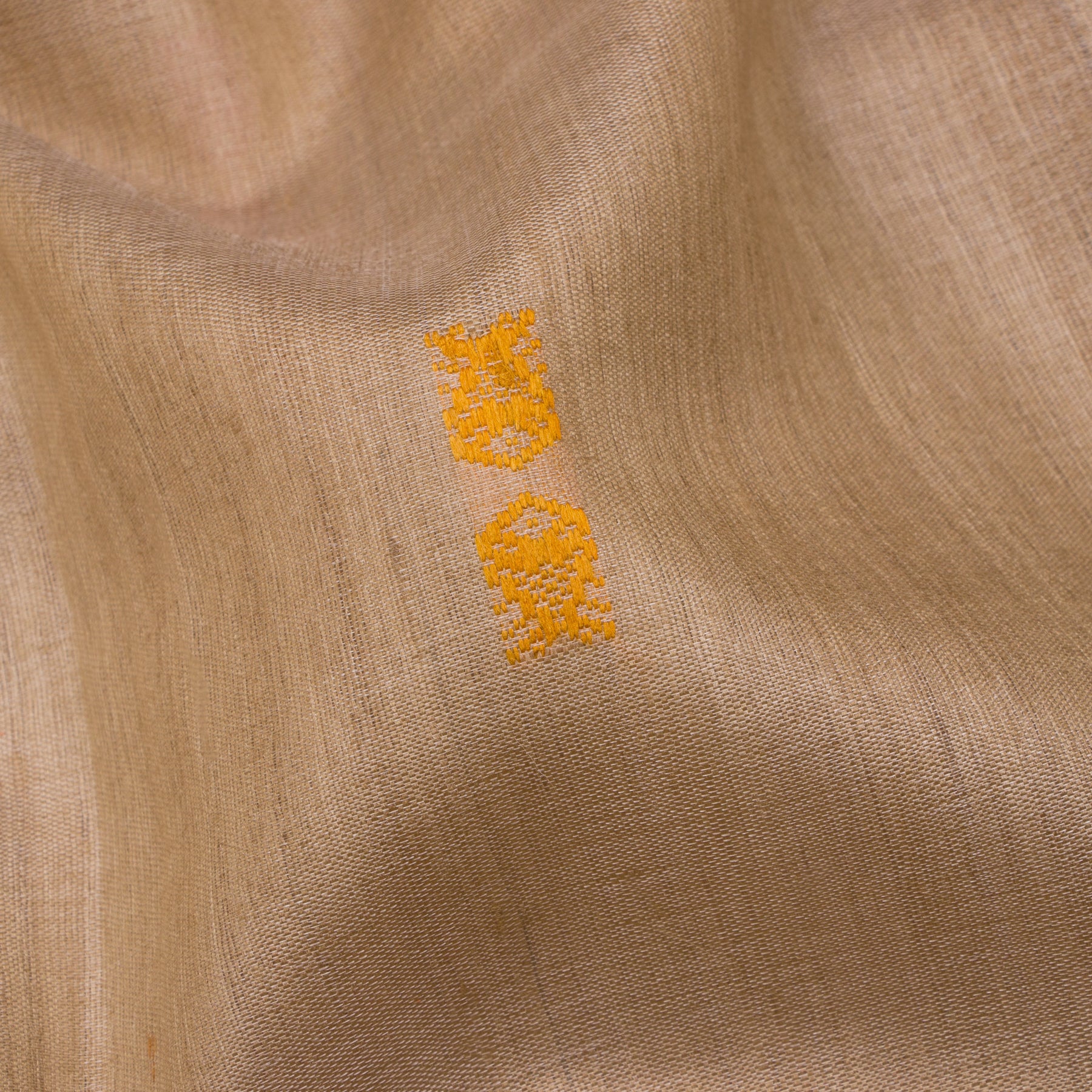 Vani Vrtti Tussore Silk Sari 25-015-HS002-00203 - Fabric View