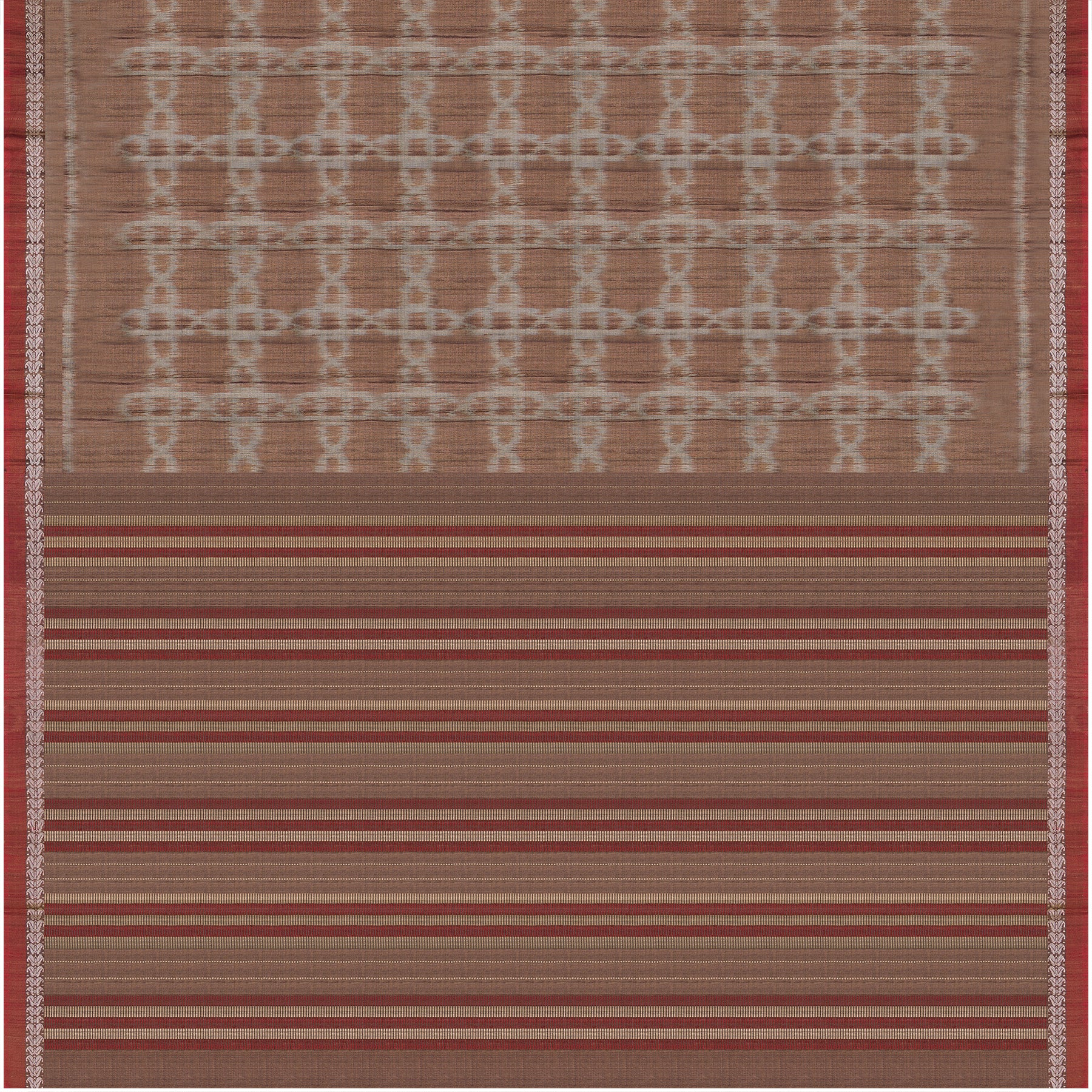 Vani Vrtti Tussore Silk Sari 25-015-HS002-00205 - Full View