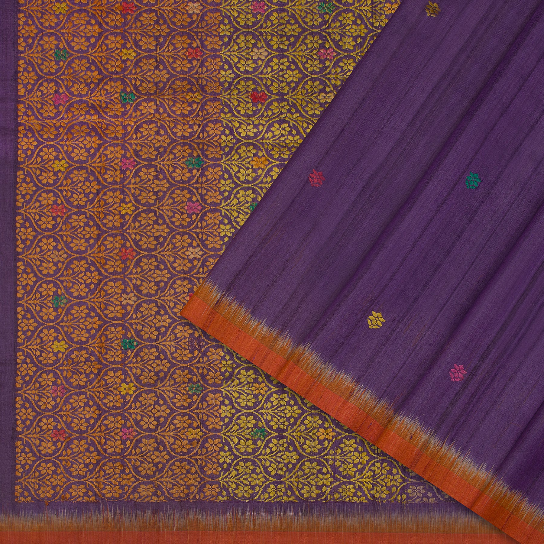 Vani Vrtti Tussore Silk Sari 25-015-HS002-00214 - Cover View