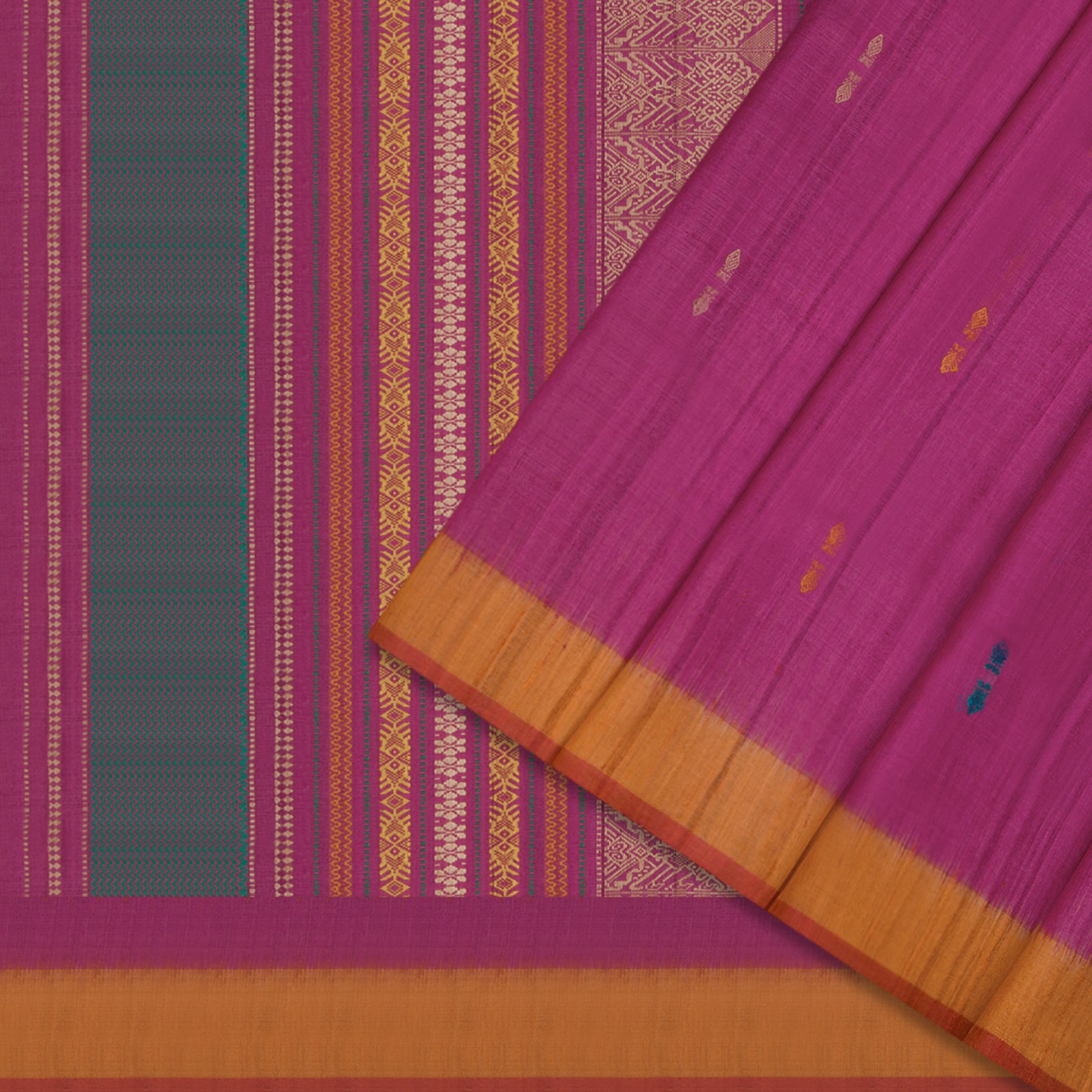 Vani Vrtti Tussore Silk Sari 25-015-HS002-00216 - Cover View