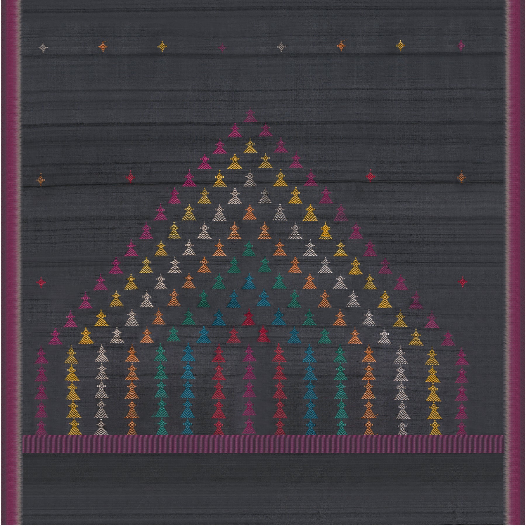 Vani Vrtti Tussore Silk Sari 25-015-HS002-00221 - Full View