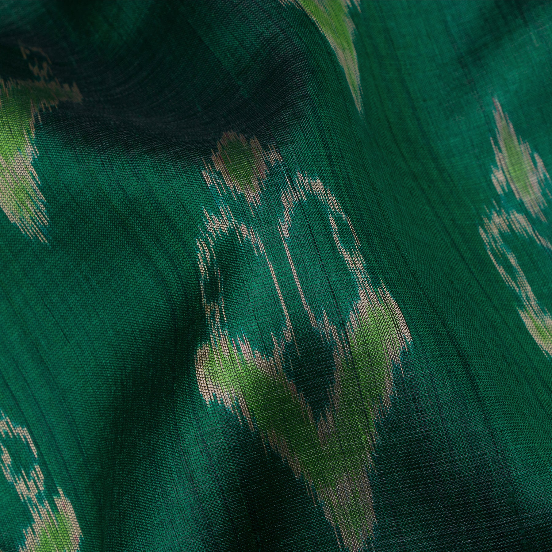 Vani Vrtti Tussore Silk Sari 25-015-HS002-00228 - Fabric View