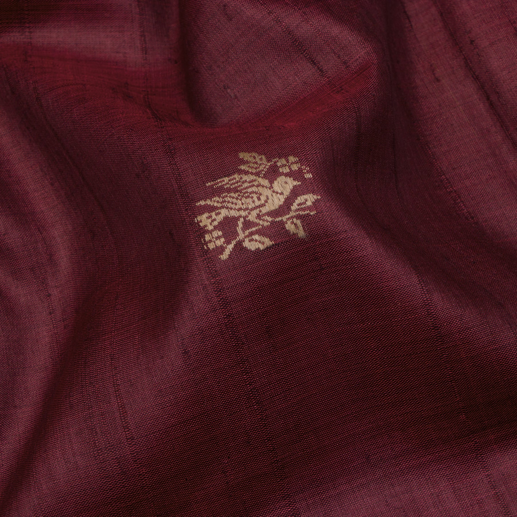 Vani Vrtti Tussore Silk Sari 25-015-HS002-00231 - Fabric View