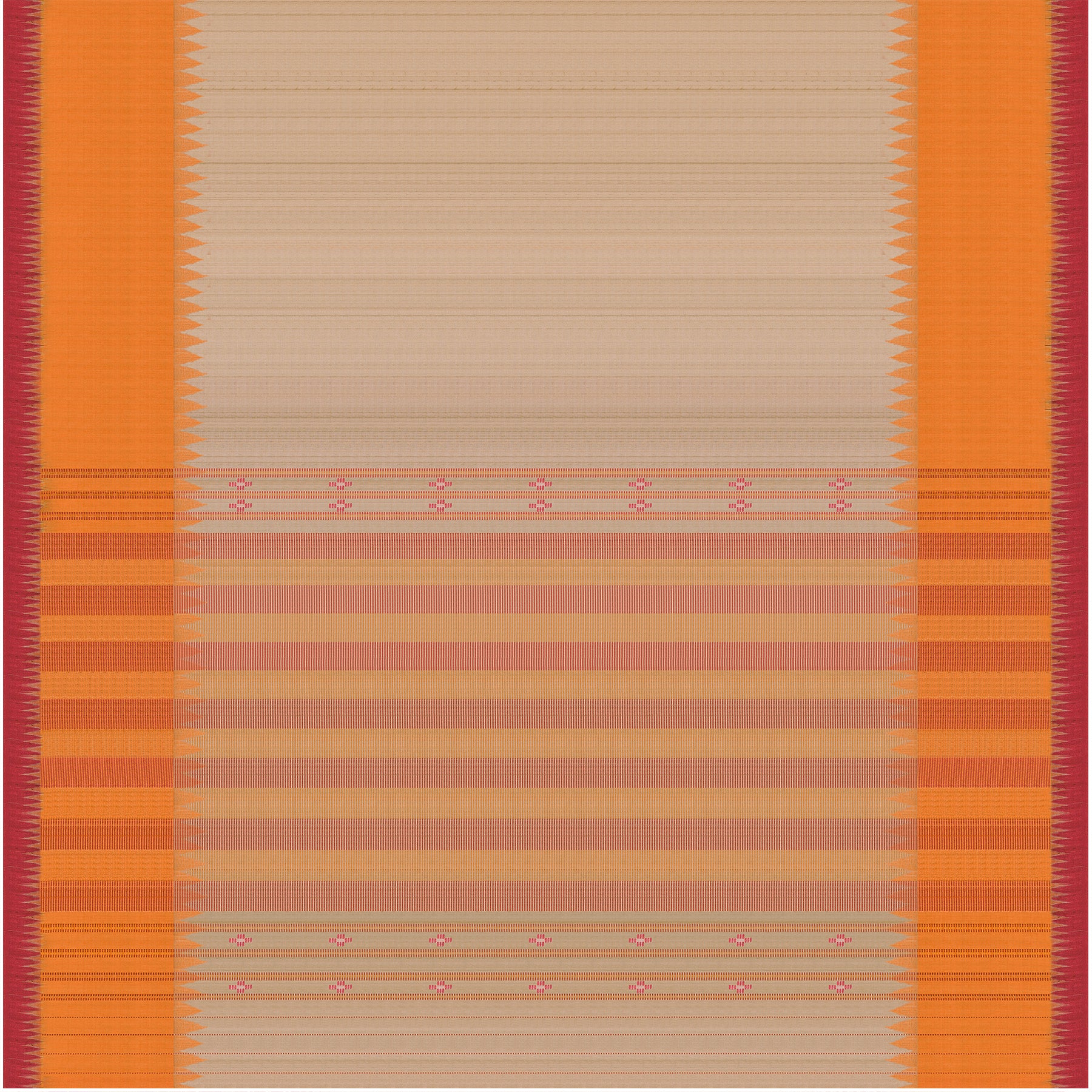 Vani Vrtti Tussore Silk Sari 25-015-HS002-00237 - Full View