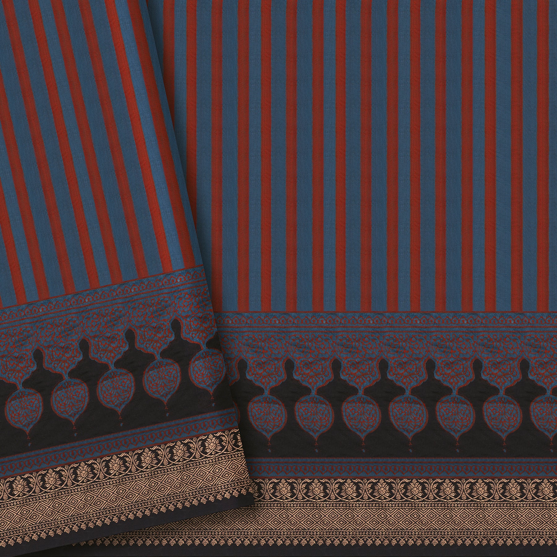 Vraj Bhoomi Chanderi Silk Sari 25-025-HS002-00015 - Blouse View