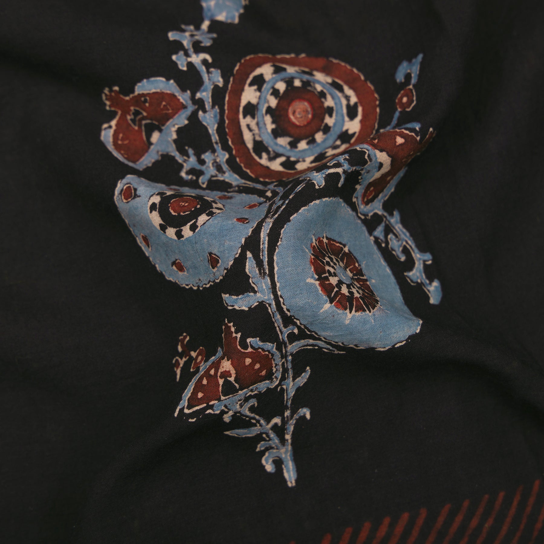 Vraj Bhoomi Cotton Sari 25-025-HS003-00026 - Fabric View