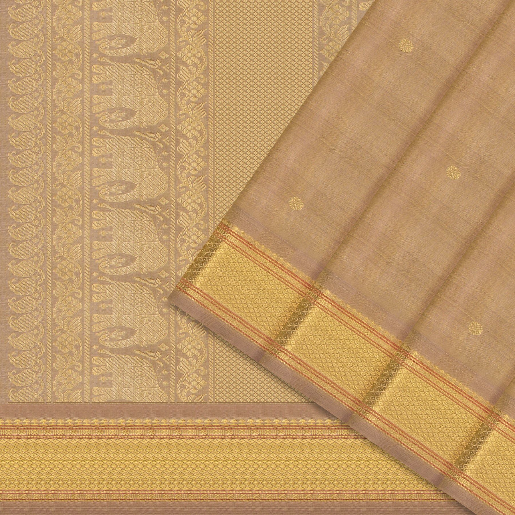 Kanakavalli Kanjivaram Silk Sari 25-040-HS001-00201 - Cover View