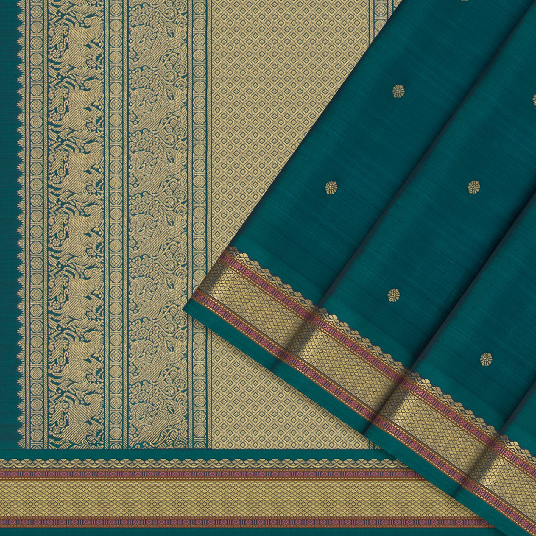 Kanakavalli Kanjivaram Silk Sari 25-040-HS001-01229 - Cover View