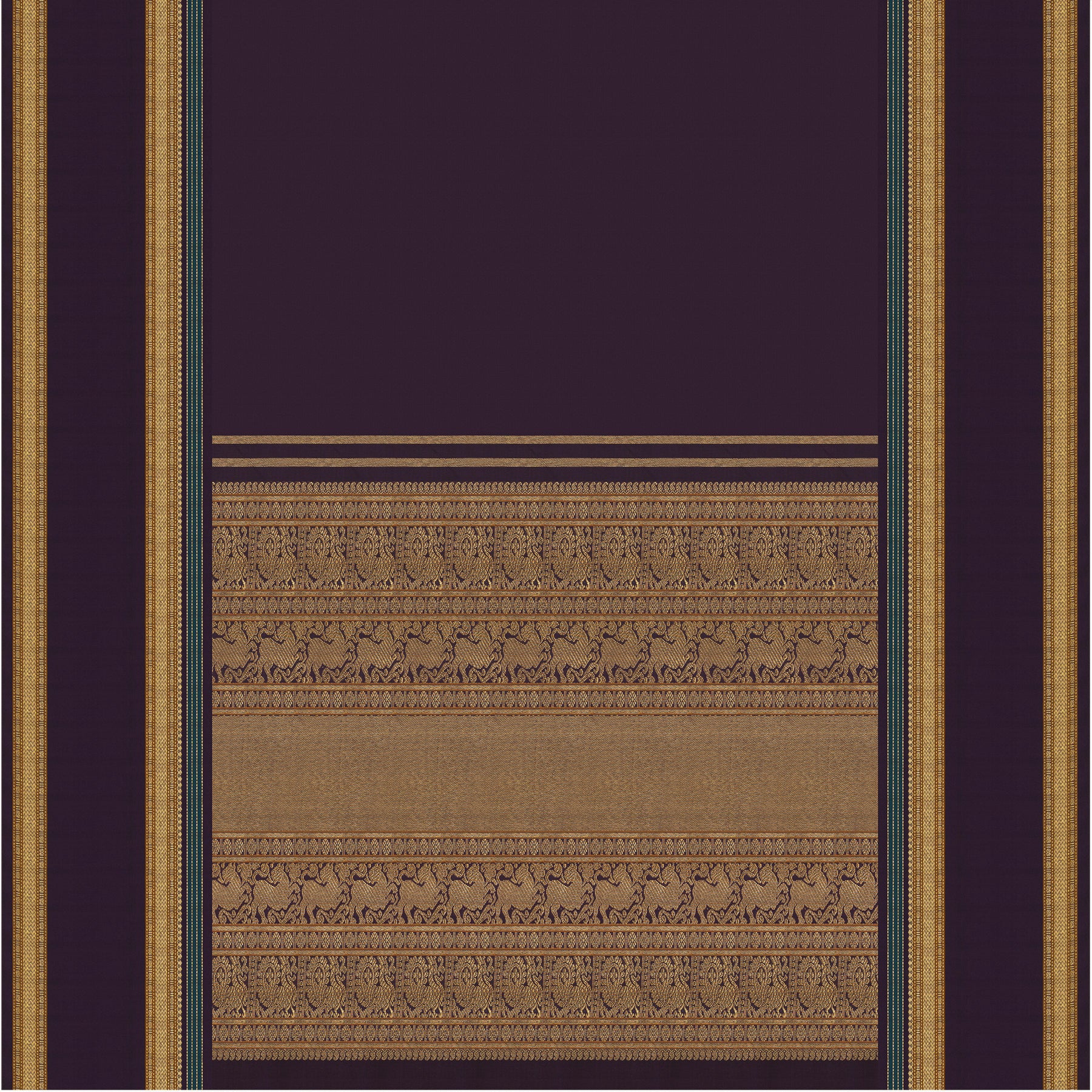 Kanakavalli Kanjivaram Silk Sari 25-040-HS001-01230 - Full View