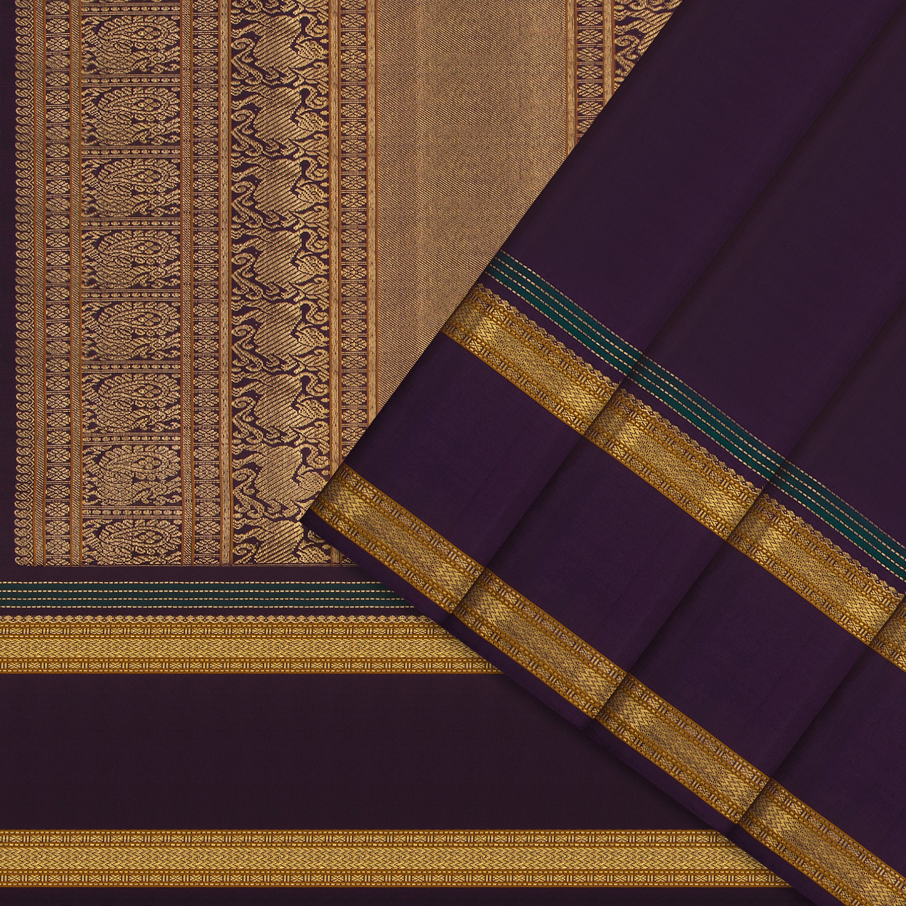 Kanakavalli Kanjivaram Silk Sari 25-040-HS001-01230 - Cover View