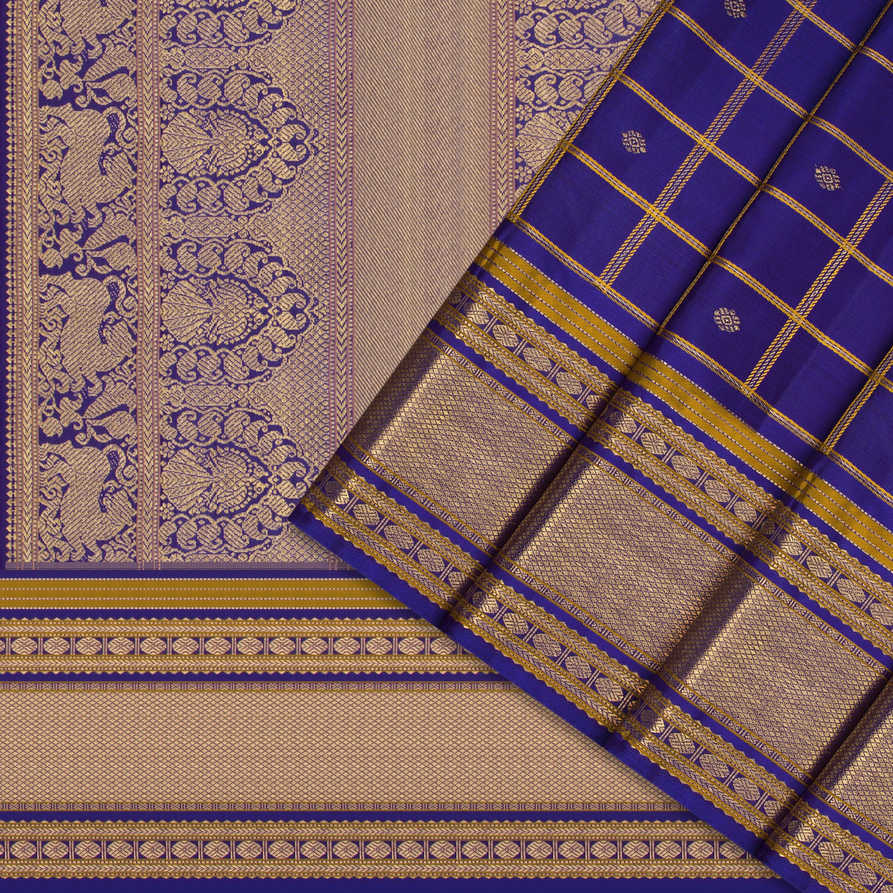 Kanakavalli Kanjivaram Silk Sari 25-040-HS001-02261 - Cover View
