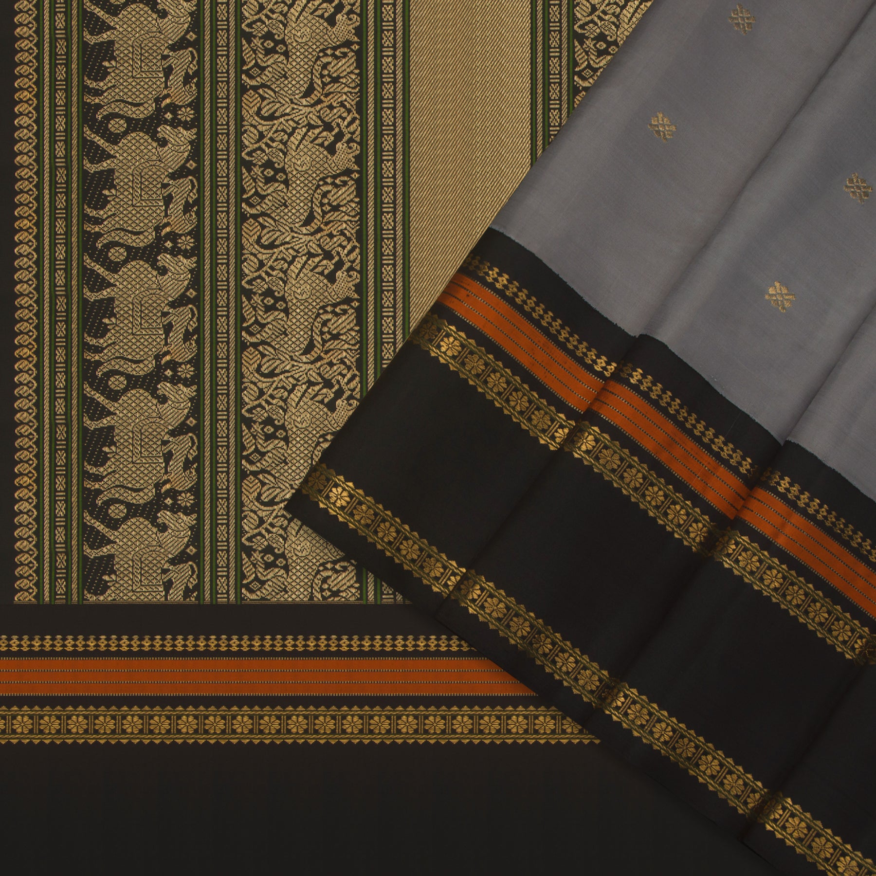 Kanakavalli Kanjivaram Silk Sari 25-040-HS001-02273 - Cover View