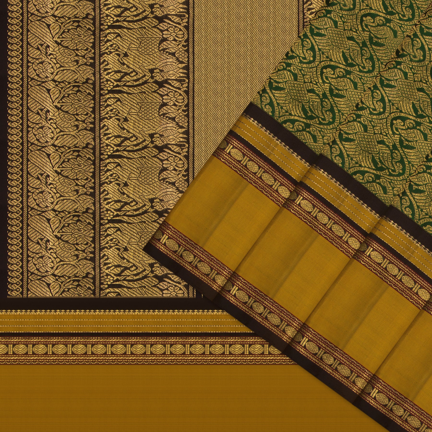 Kanakavalli Kanjivaram Silk Sari 25-040-HS001-02276 - Cover View