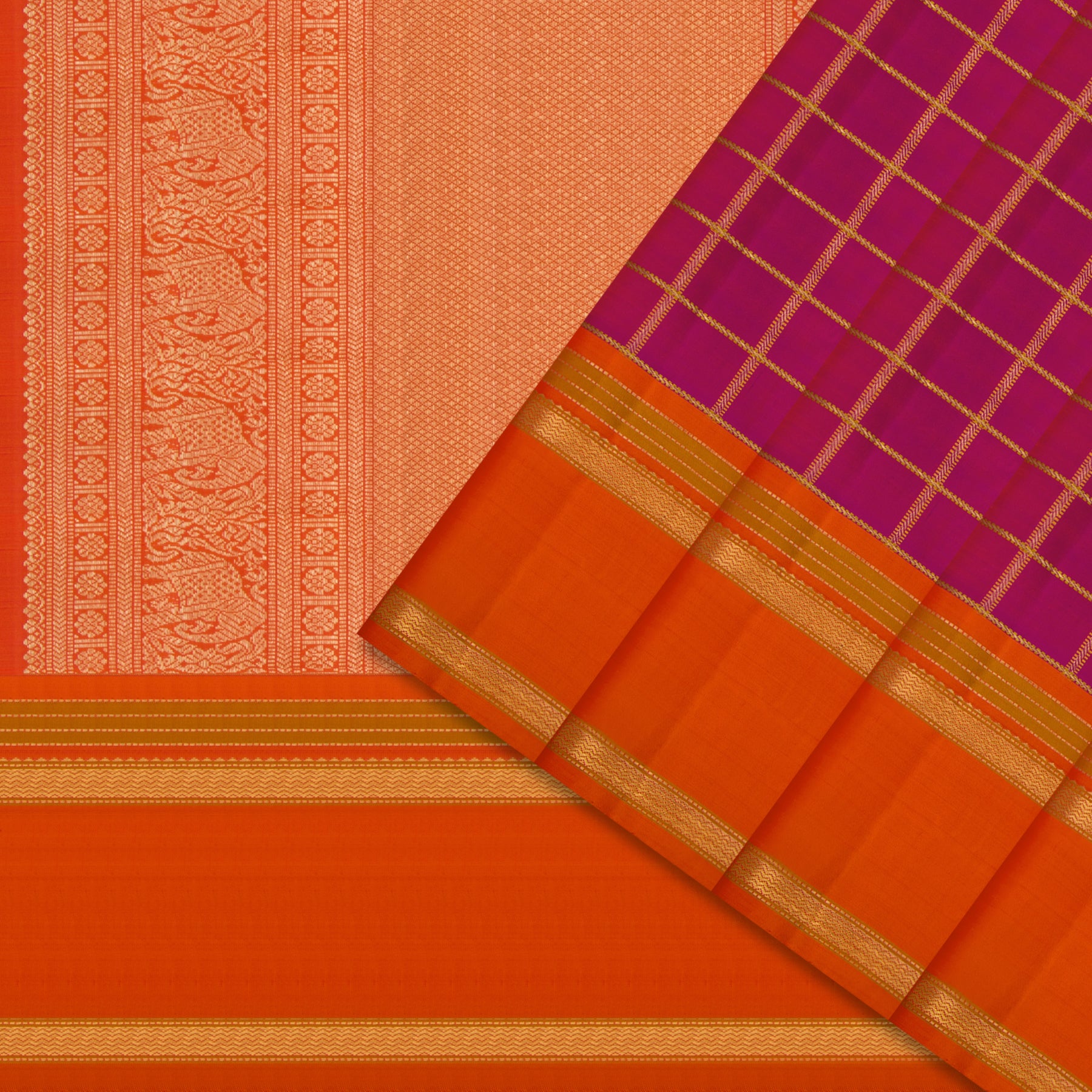 Kanakavalli Kanjivaram Silk Sari 25-040-HS001-02306 - Cover View
