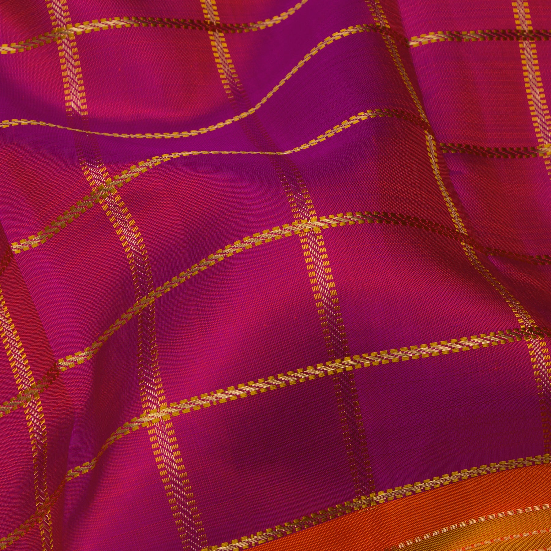 Kanakavalli Kanjivaram Silk Sari 25-040-HS001-02306 - Fabric View