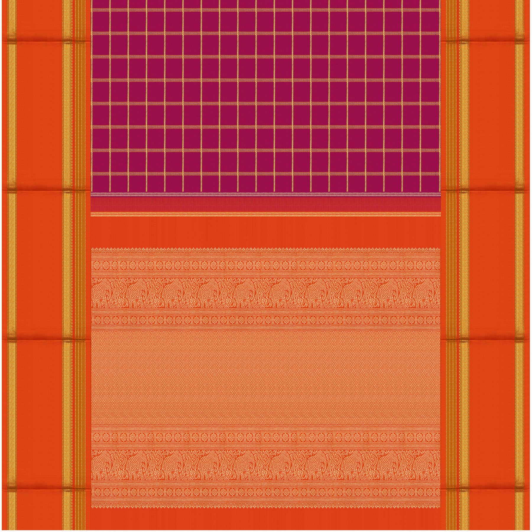 Kanakavalli Kanjivaram Silk Sari 25-040-HS001-02306 - Full View