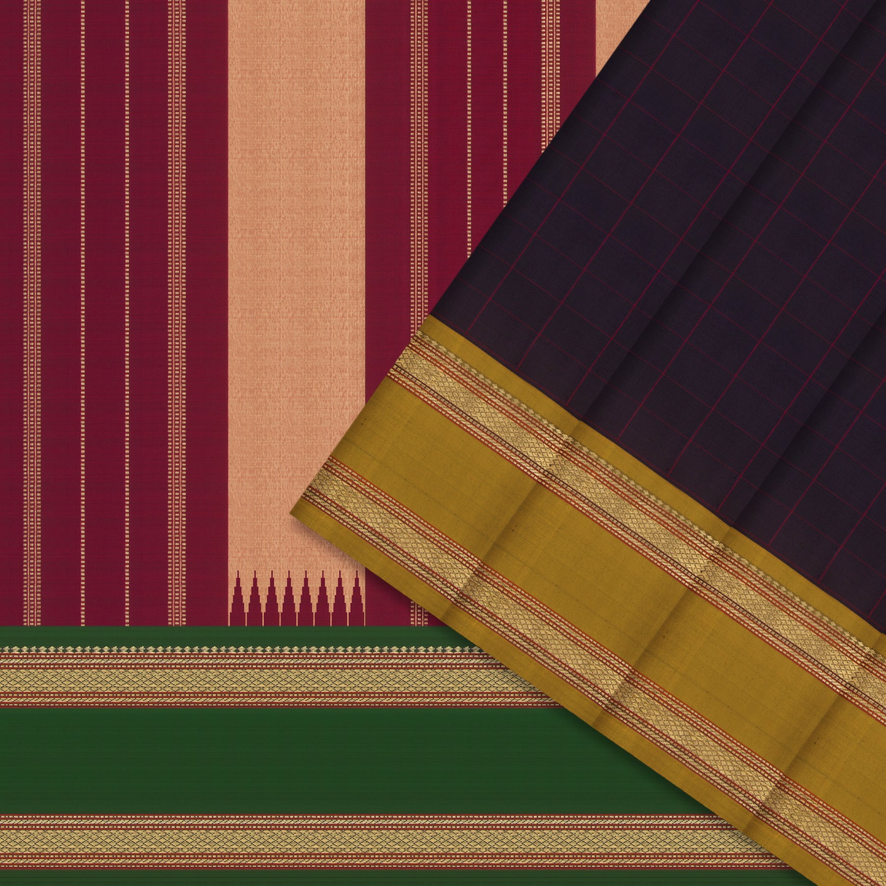 Kanakavalli Kanjivaram Silk Sari 25-040-HS001-03144 - Cover View
