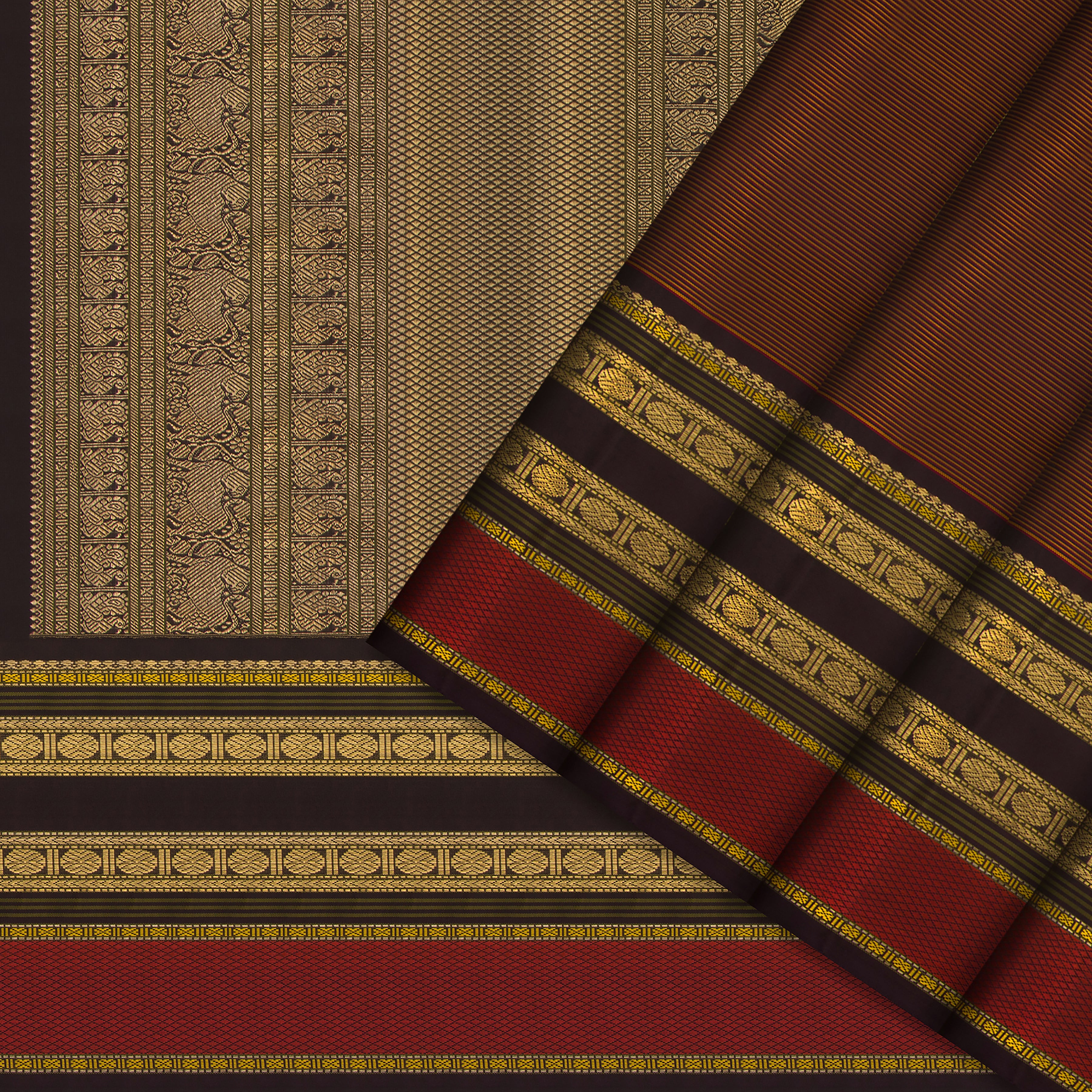 Kanakavalli Kanjivaram Silk Sari 25-040-HS001-03155 - Cover View