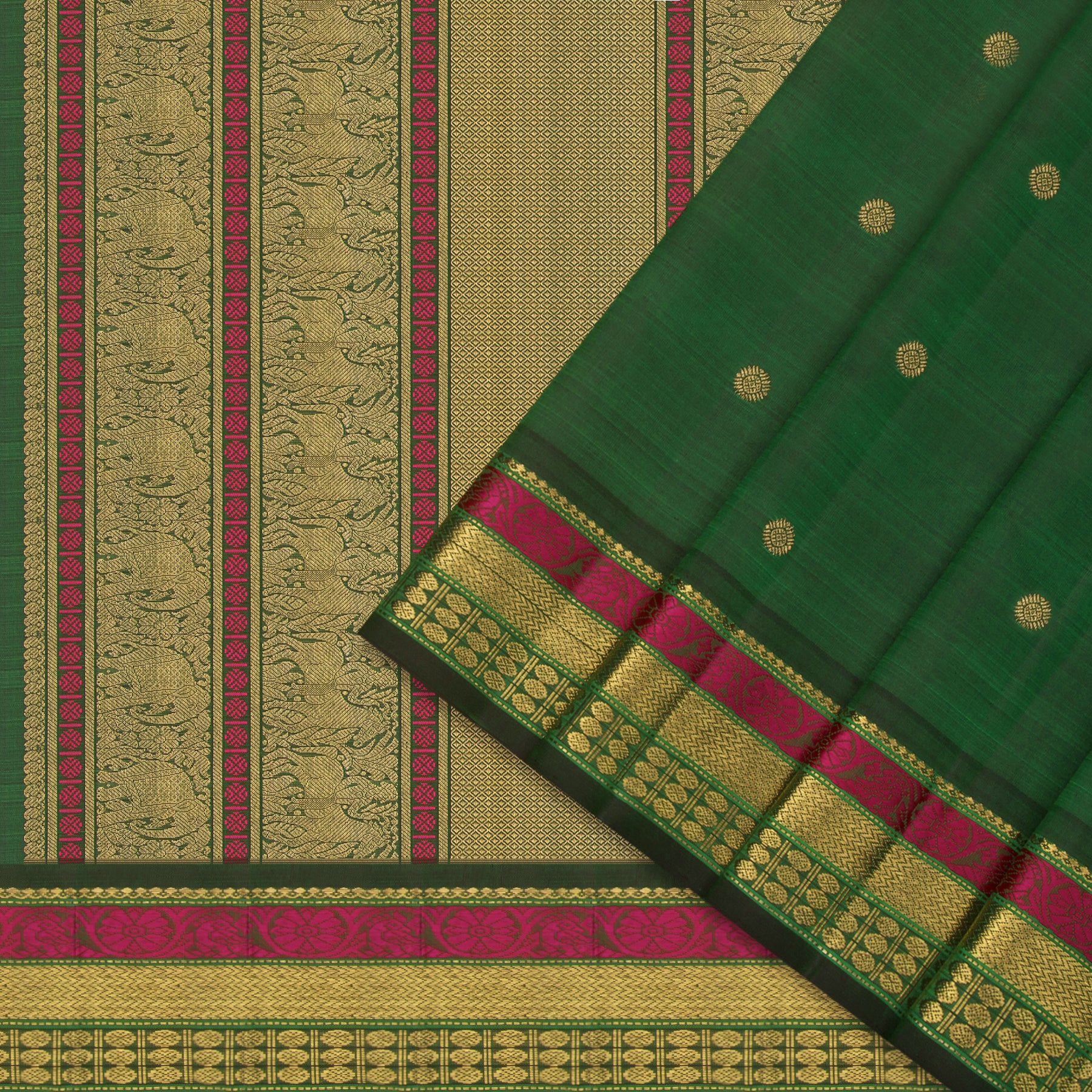 Kanakavalli Kanjivaram Silk Sari 25-040-HS001-04497 - Cover View