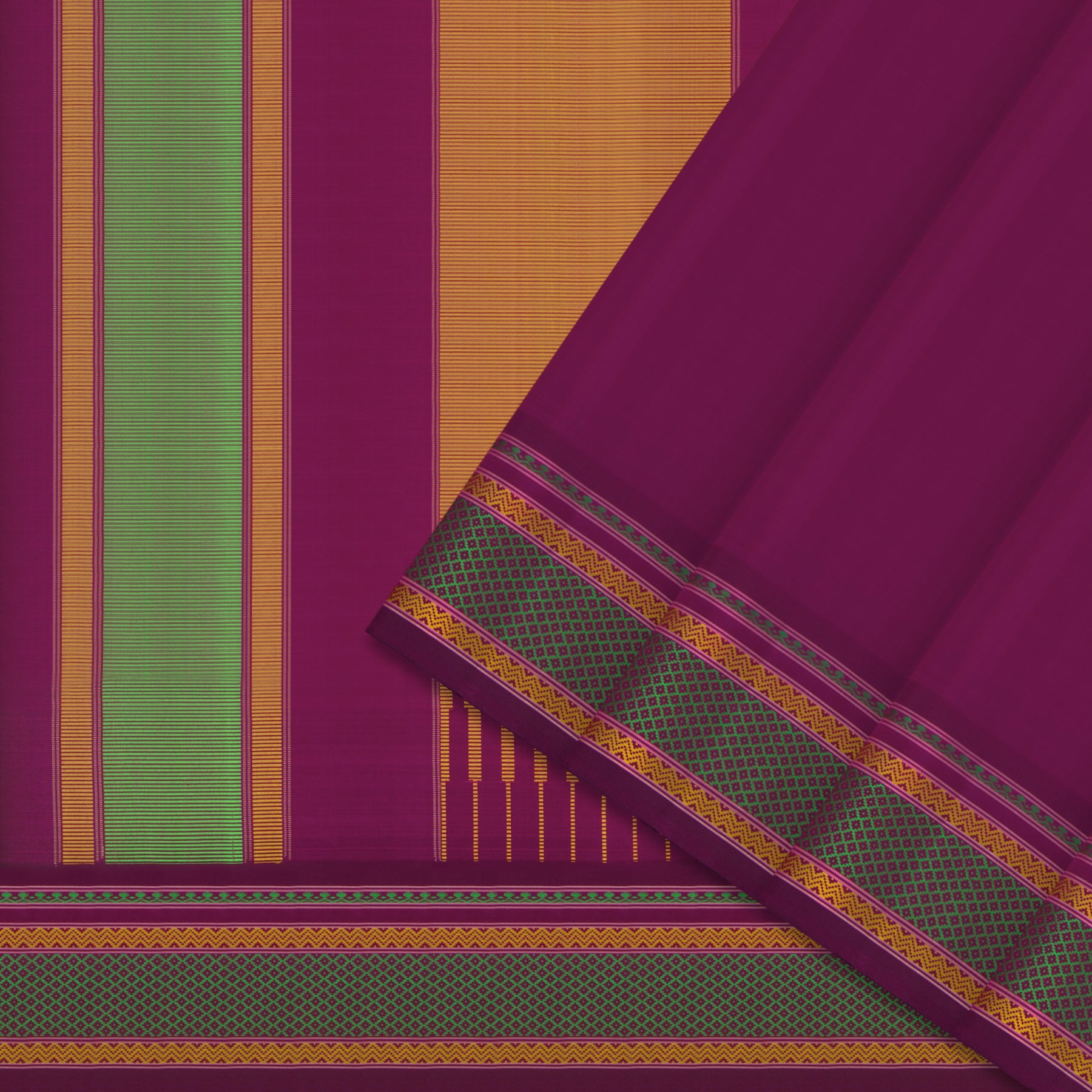 Kanakavalli Kanjivaram Silk Sari 25-040-HS001-04500 - Cover View