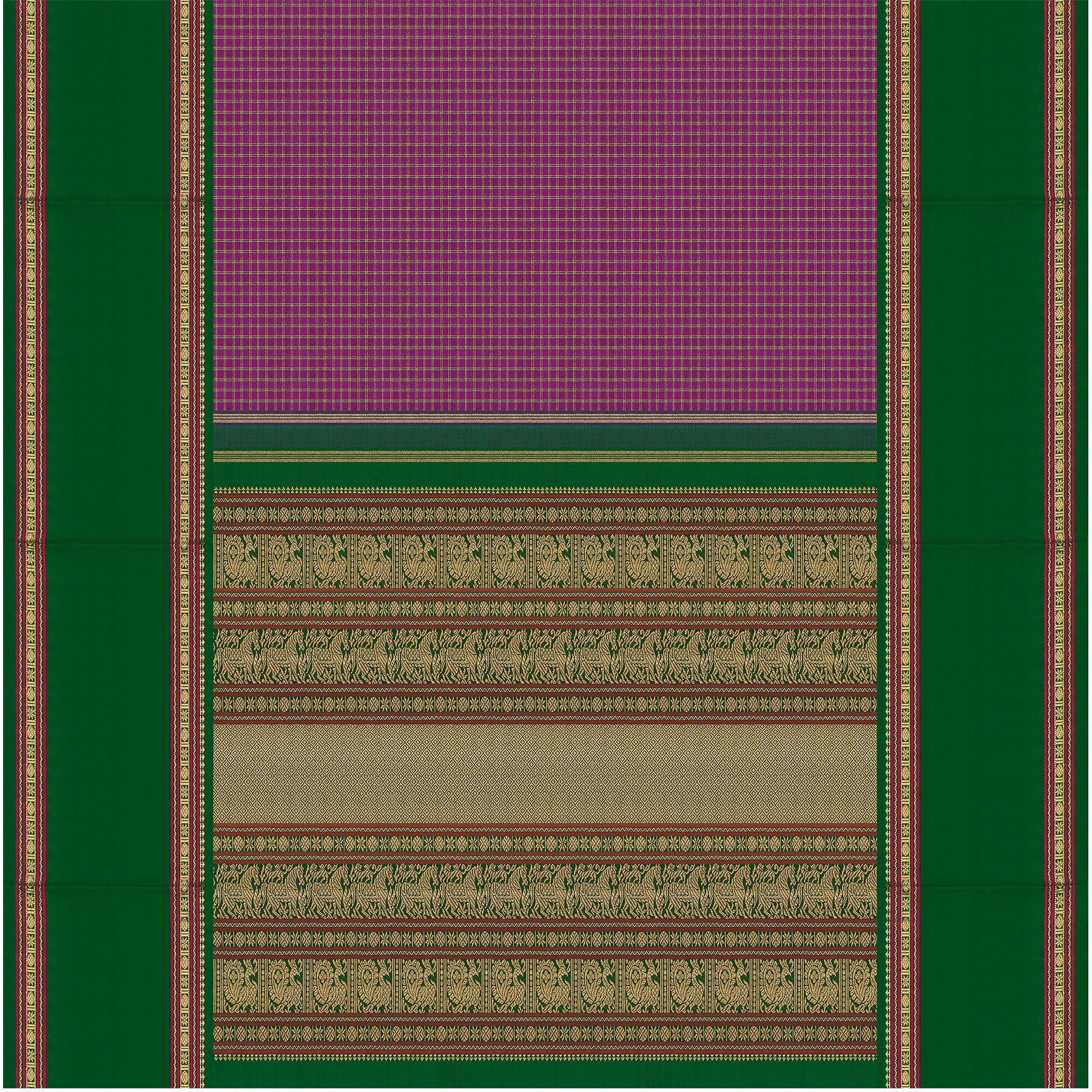 Kanakavalli Kanjivaram Silk Sari 25-040-HS001-04530 - Full View