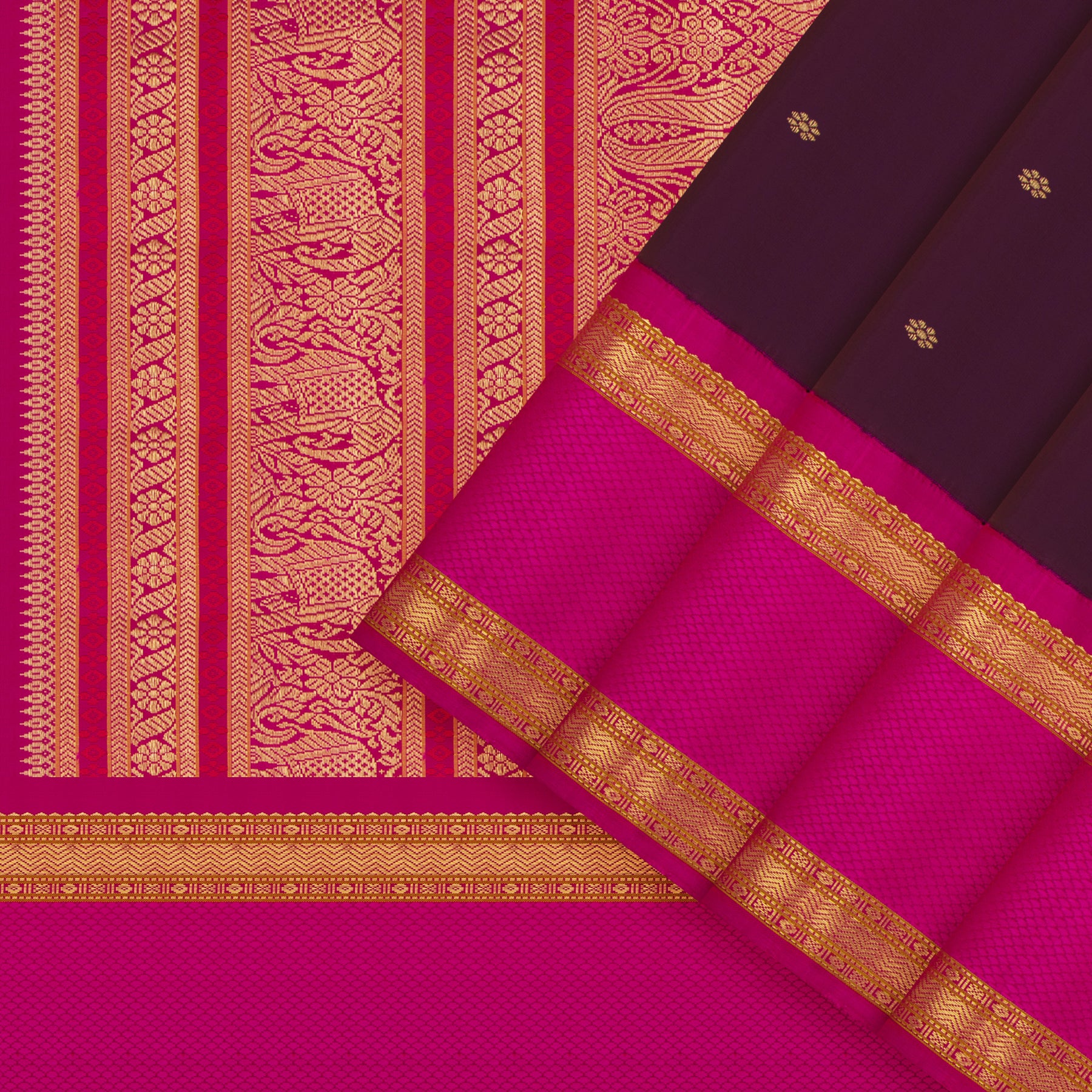 Kanakavalli Kanjivaram Silk Sari 25-040-HS001-04554 - Cover View