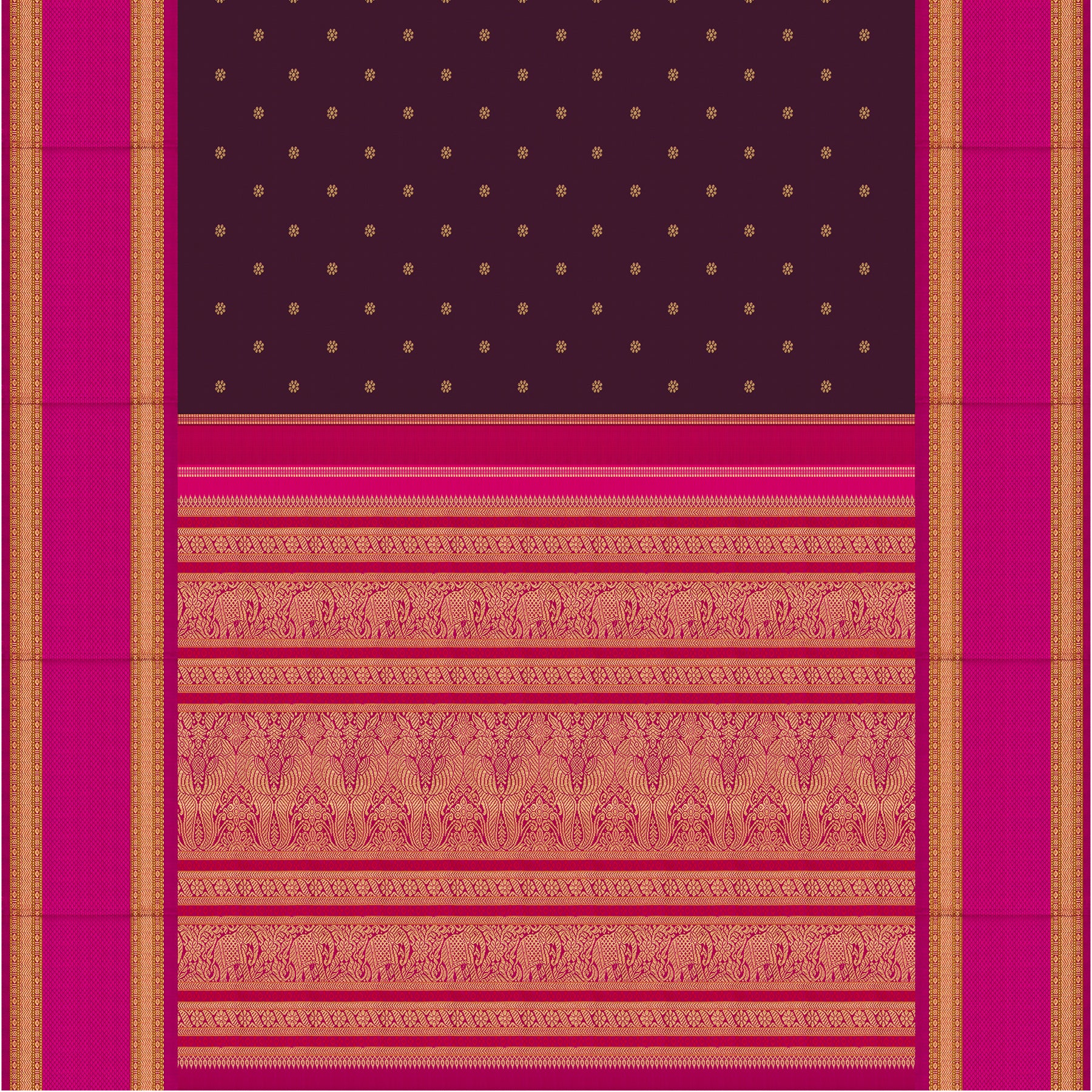 Kanakavalli Kanjivaram Silk Sari 25-040-HS001-04554 - Full View