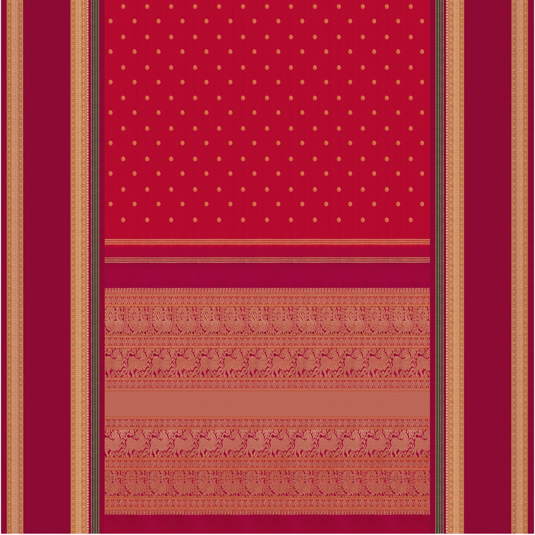 Kanakavalli Kanjivaram Silk Sari 25-040-HS001-04835 - Full View