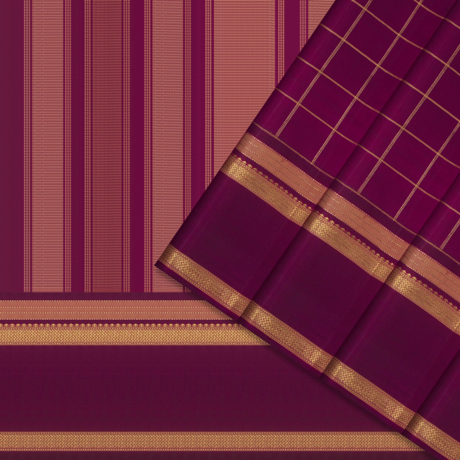 Kanakavalli Kanjivaram Silk Sari 25-040-HS001-04840 - Cover View