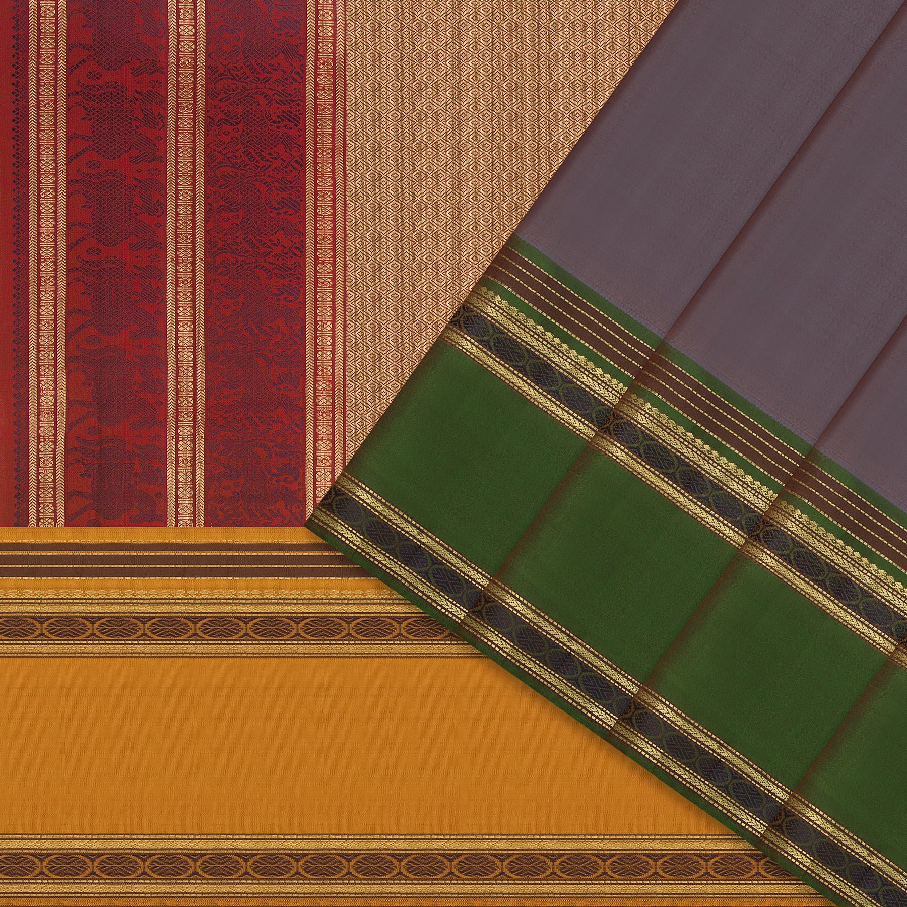 Kanakavalli Kanjivaram Silk Sari 25-040-HS001-04852 - Cover View