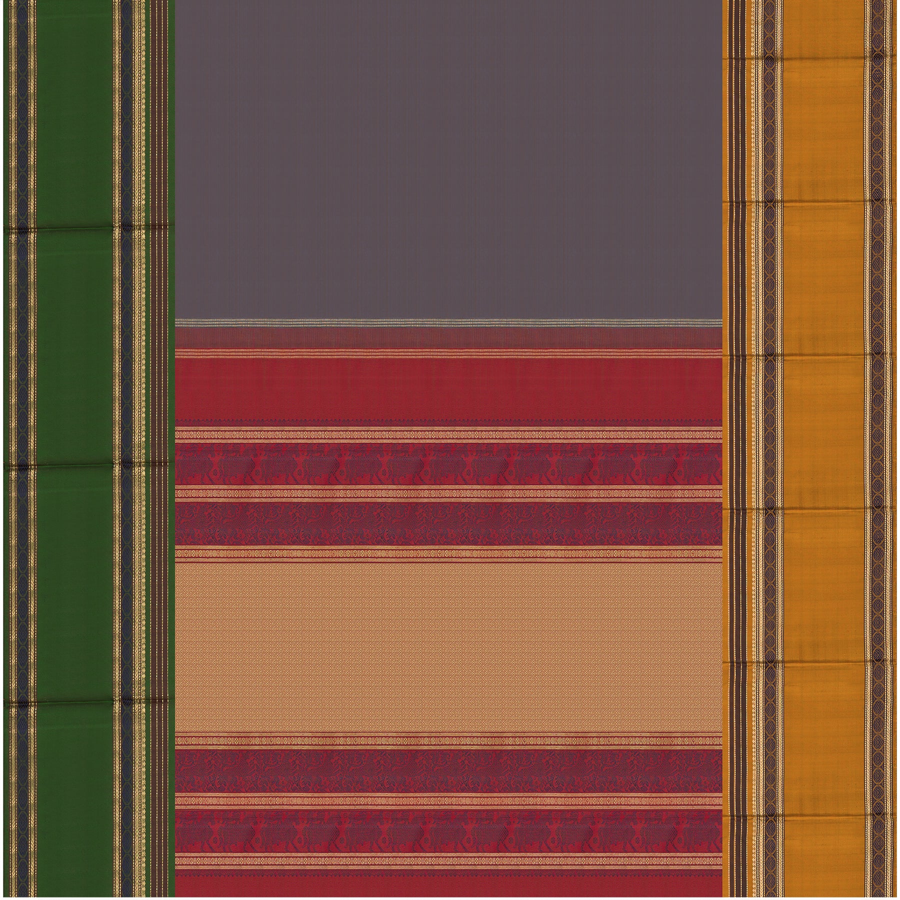 Kanakavalli Kanjivaram Silk Sari 25-040-HS001-04852 - Full View