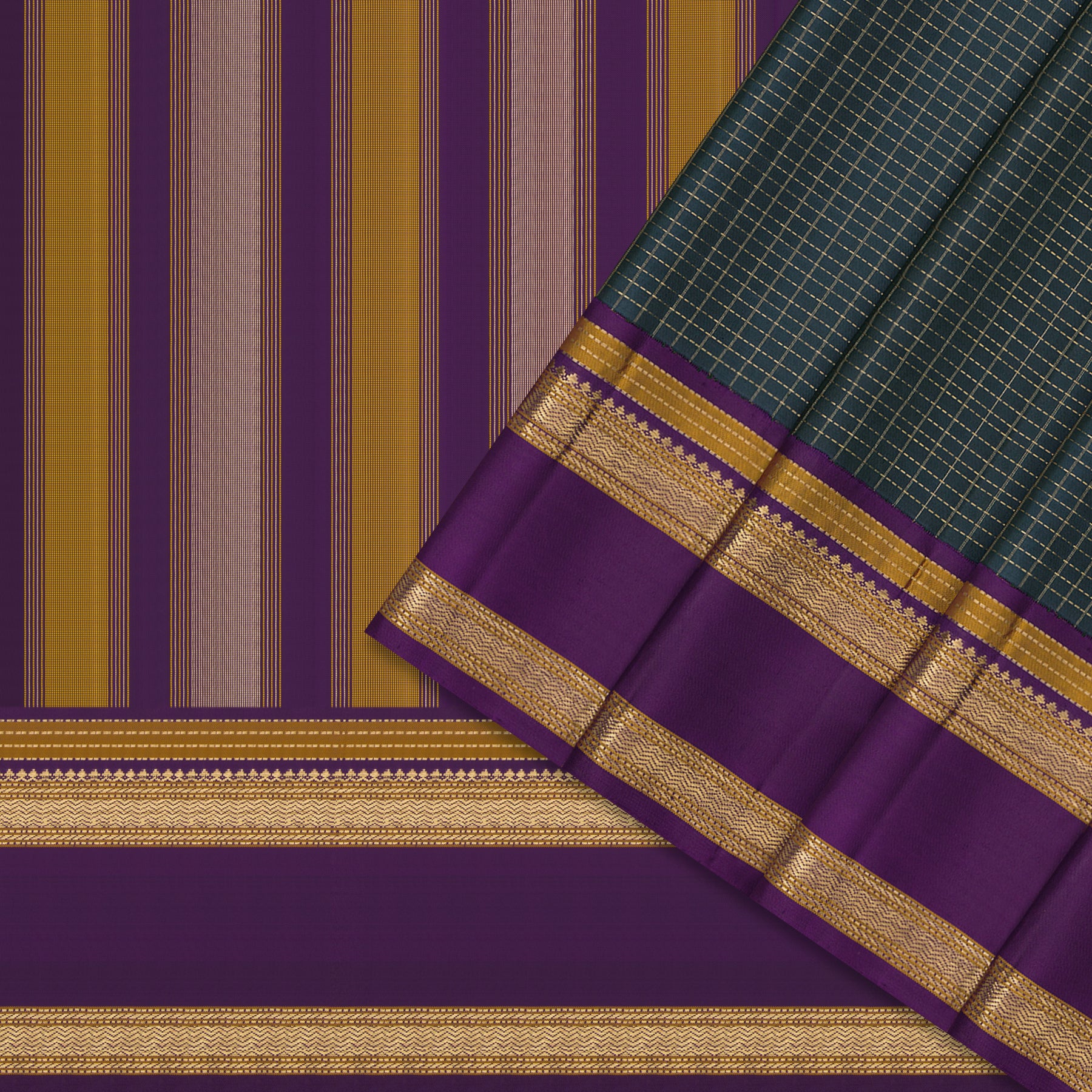 Kanakavalli Kanjivaram Silk Sari 25-040-HS001-04856 - Cover View
