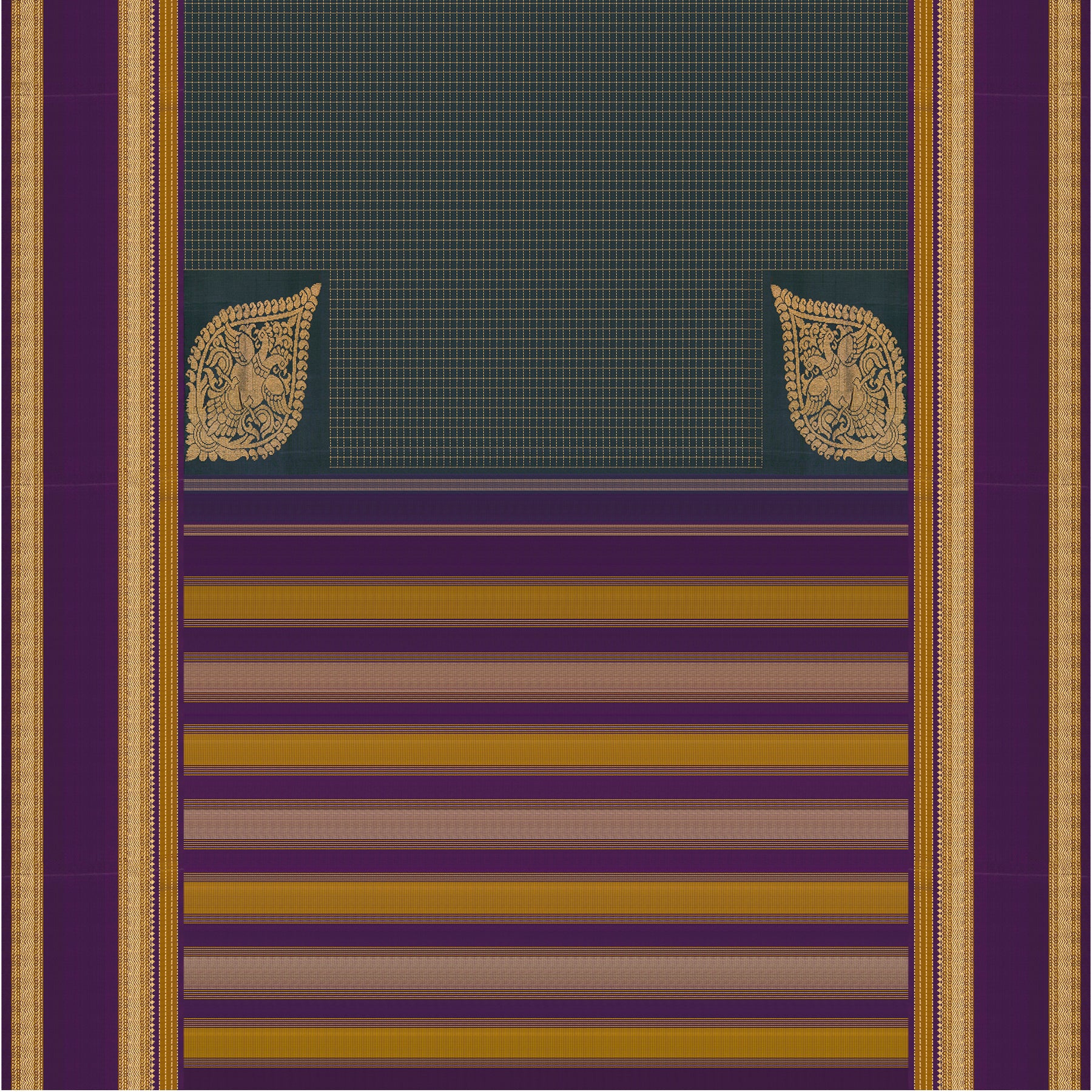 Kanakavalli Kanjivaram Silk Sari 25-040-HS001-04856 - Full View